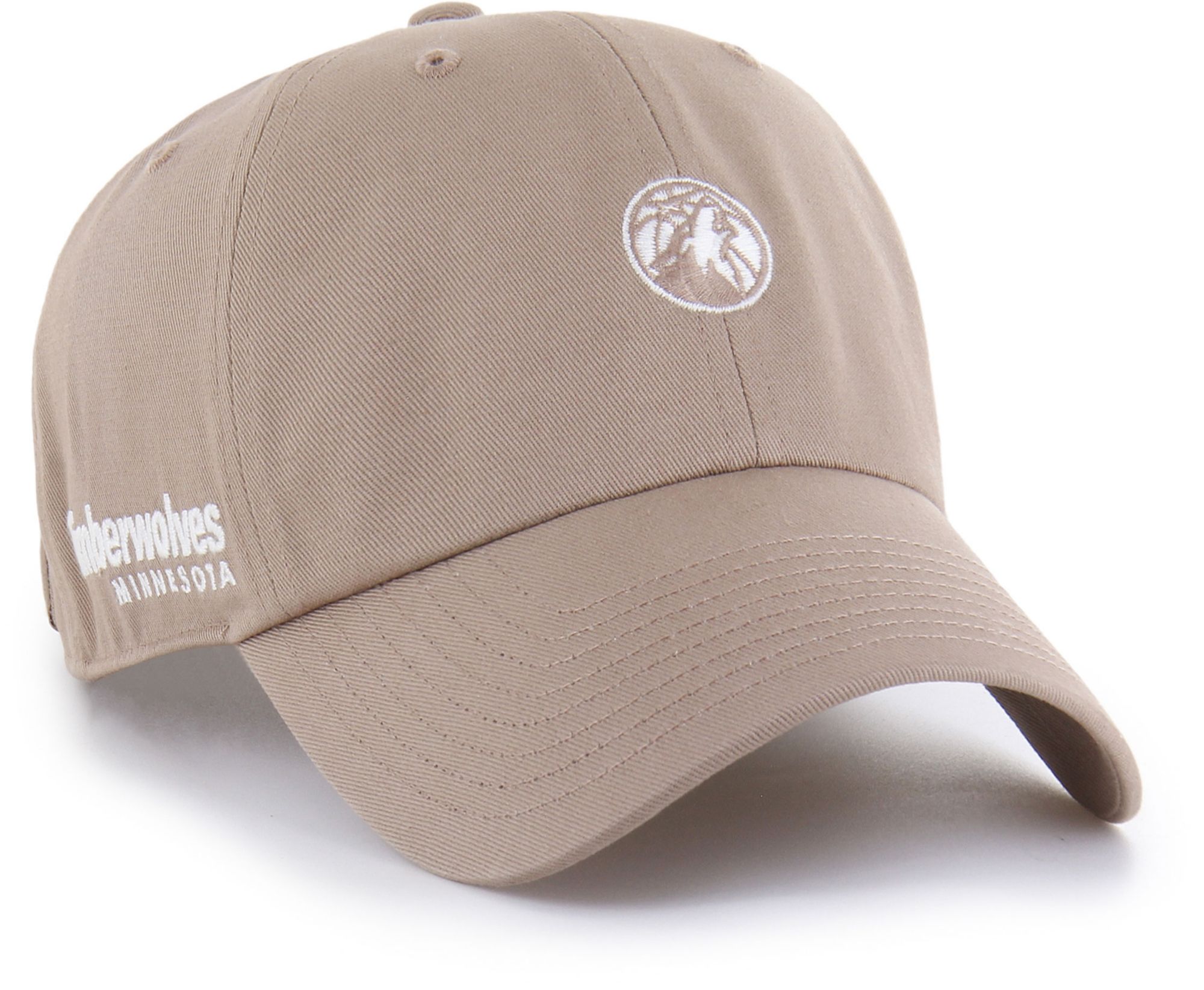 '47 Adult Minnesota Timberwolves Brown Contemporary Basics Foundation Logo Clean Up Adjustable Hat product image