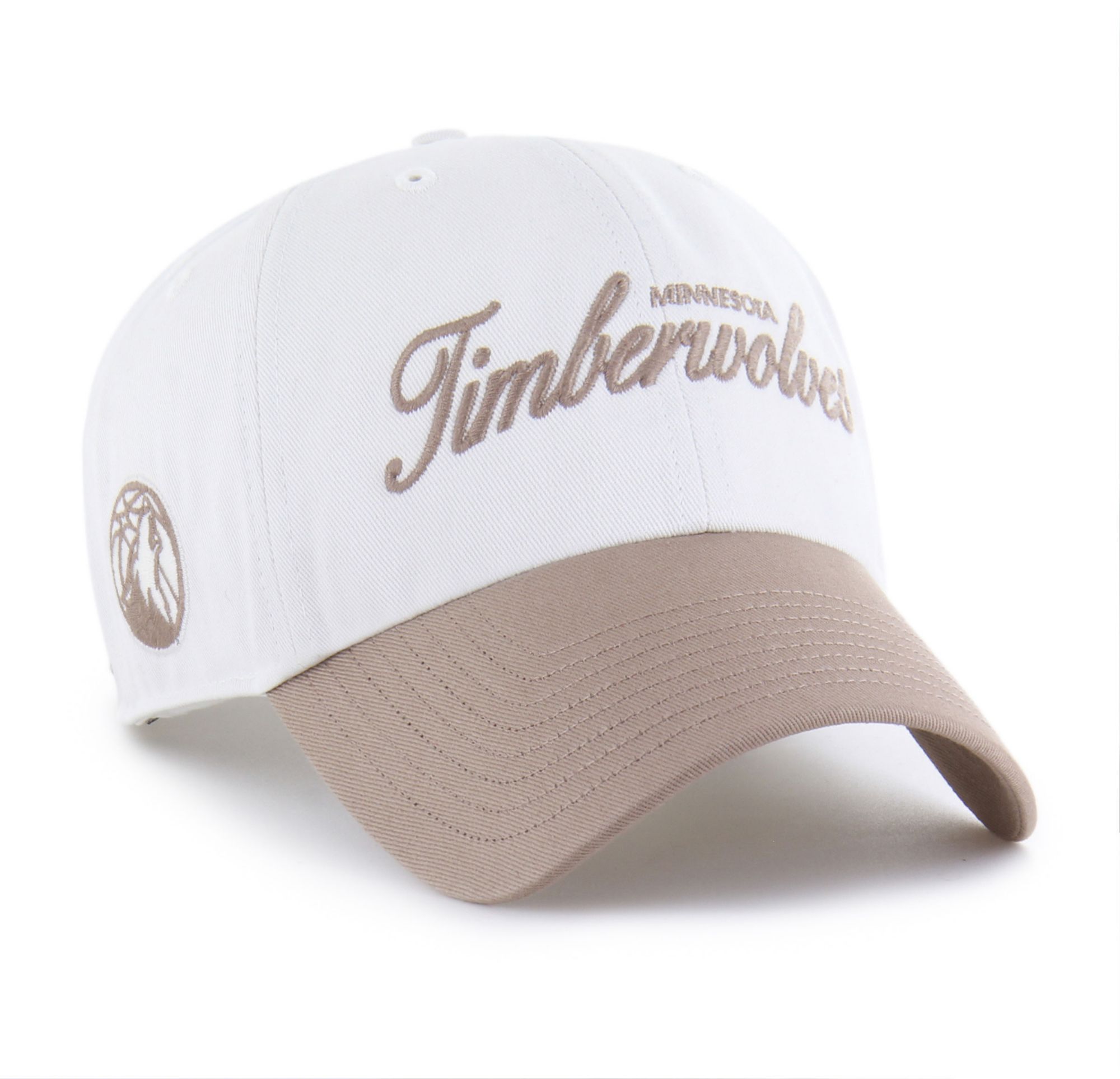 '47 Adult Minnesota Timberwolves Off White Contemporary Basics Foundational Clean Up Adjustable Hat product image