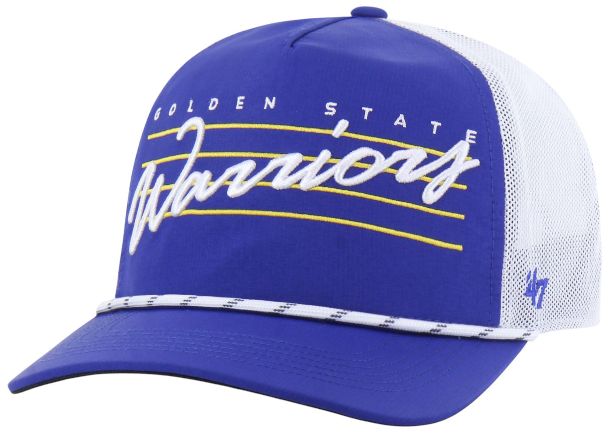 '47 Adult Golden State Warriors Blue Brrr Downburst Hitch Adjustable Hat product image