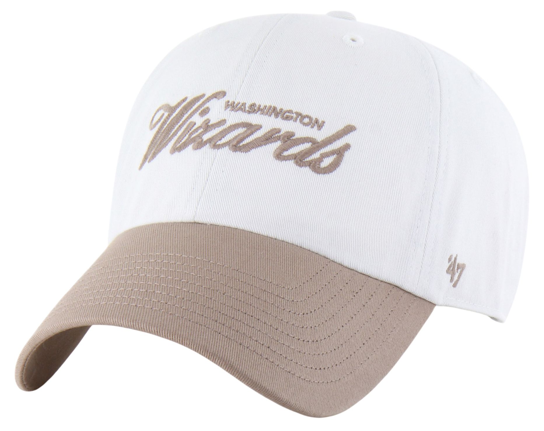 '47 Adult Washington Wizards Off White Contemporary Basics Foundational Clean Up Adjustable Hat product image