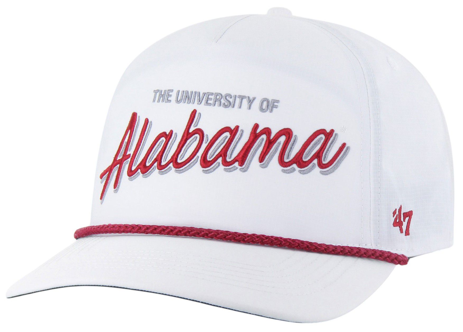 '47 Adult Alabama Crimson Tide White Brr Fairway Hitch Adjustable Hat product image