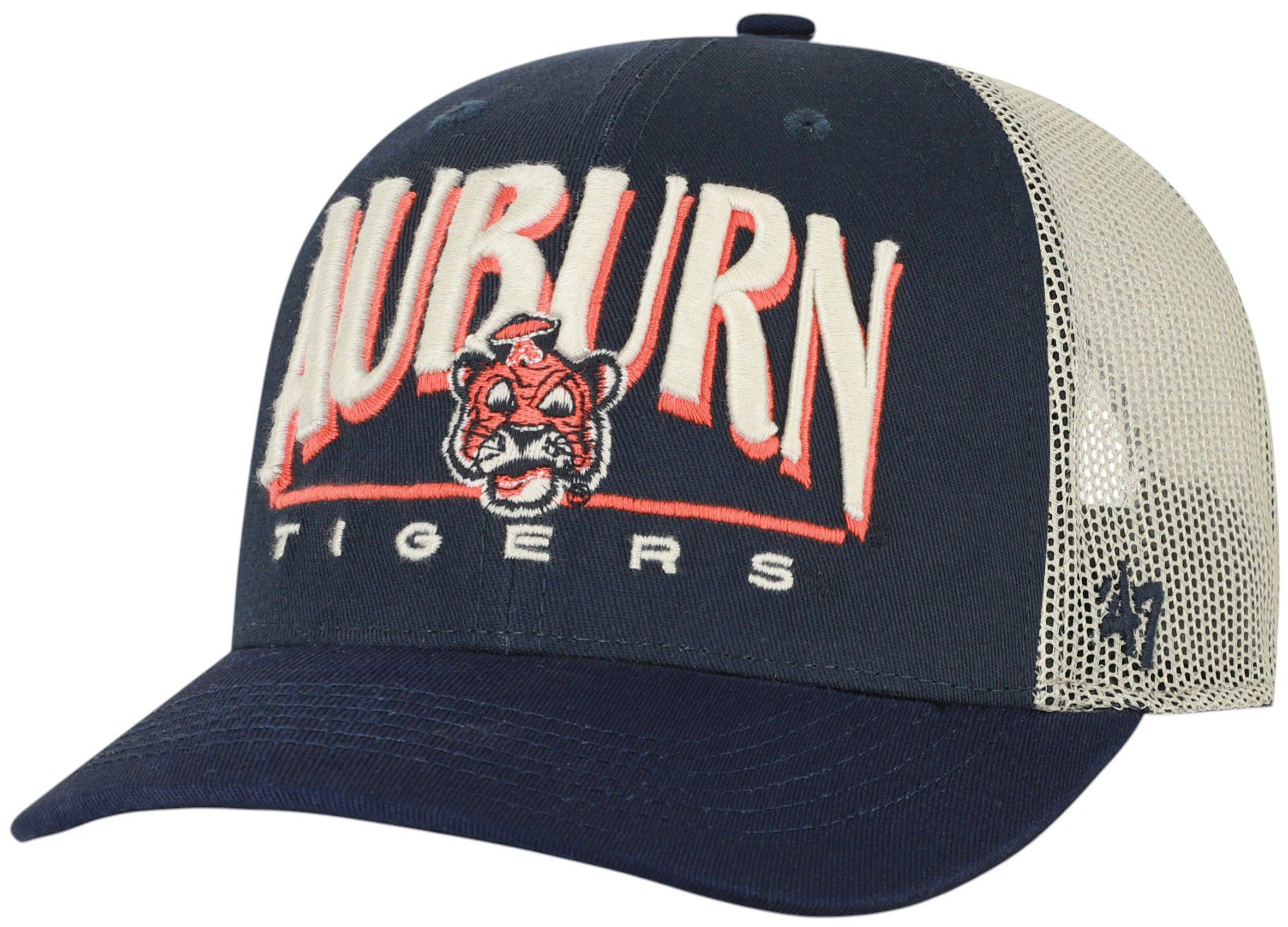 47 Adult Auburn Tigers Navy Arid Adjustable Trucker Hat product image
