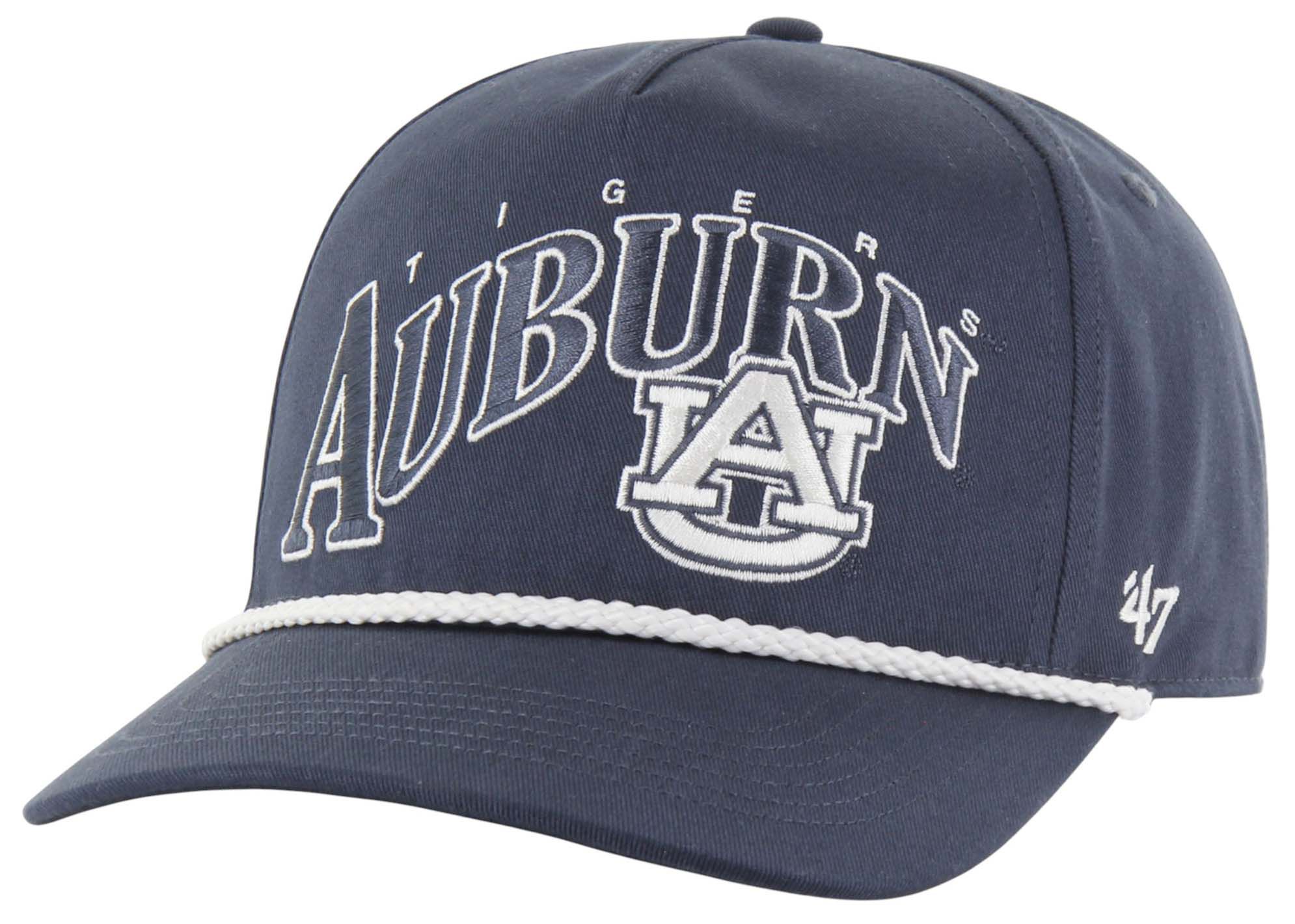 '47 Adult Auburn Tigers Vintage Navy Wave Rope Hitch Adjustable Hat product image
