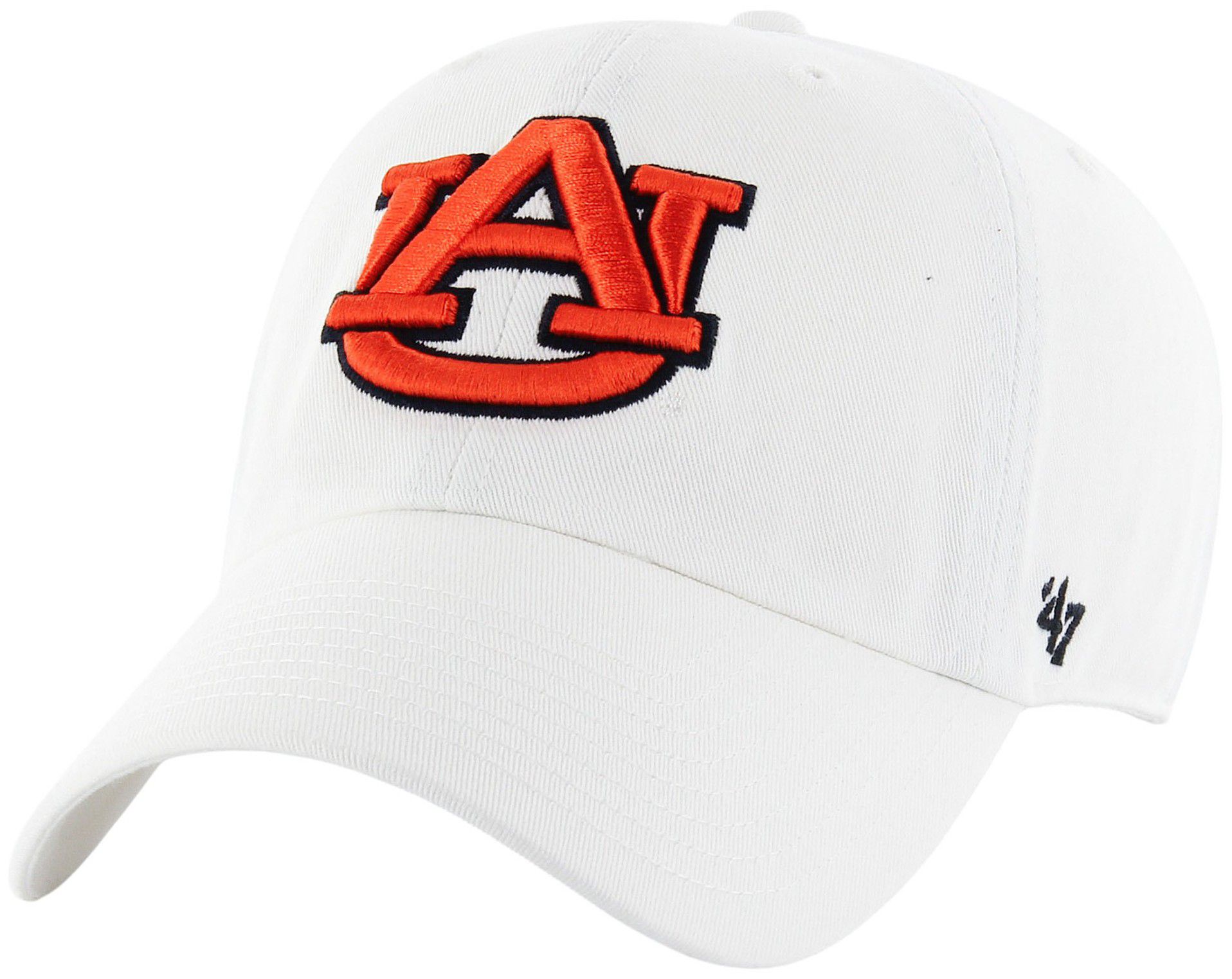 '47 Adult Auburn Tigers White Clean Up Adjustable Hat product image