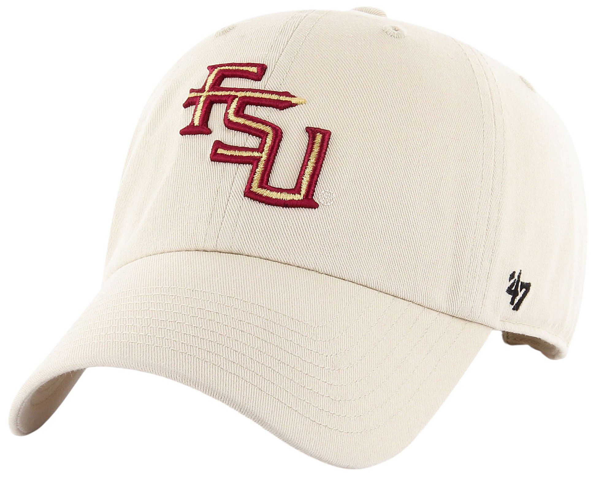 '47 Adult Florida State Seminoles Natural TC Fashion Logo Clean Up Adjustable Hat product image