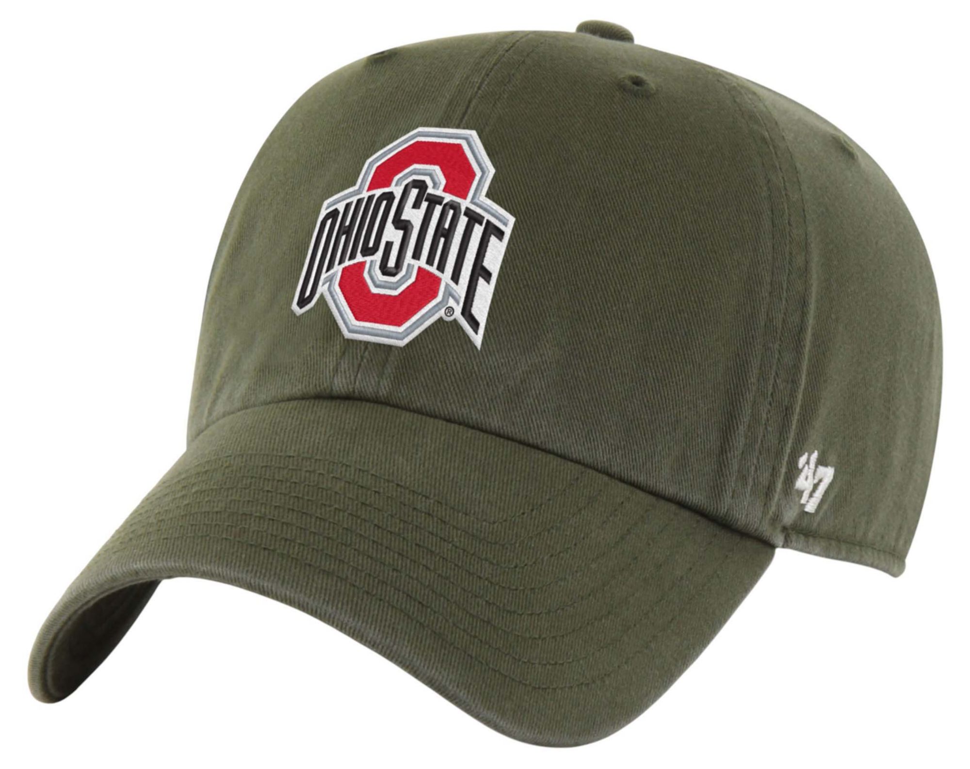 '47 Adult Ohio State Buckeyes Sandalwood Clean Up Adjustable Hat product image