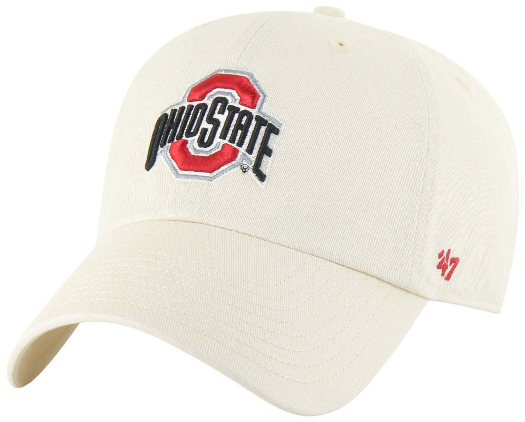 '47 Adult Ohio State Buckeyes Natural TC Fashion Logo Clean Up Adjustable Hat product image
