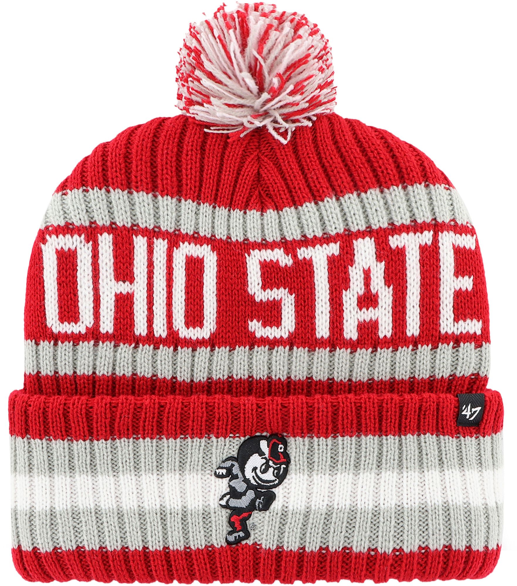 '47 Adult Ohio State Buckeyes Red Bering Knit Beanie product image