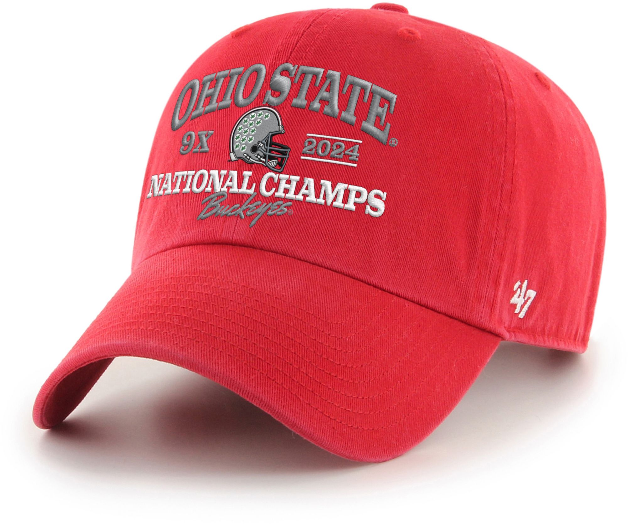 '47 Adult 2024-25 National Champions Ohio State Buckeyes Multi-Champs Cleanup Hat product image