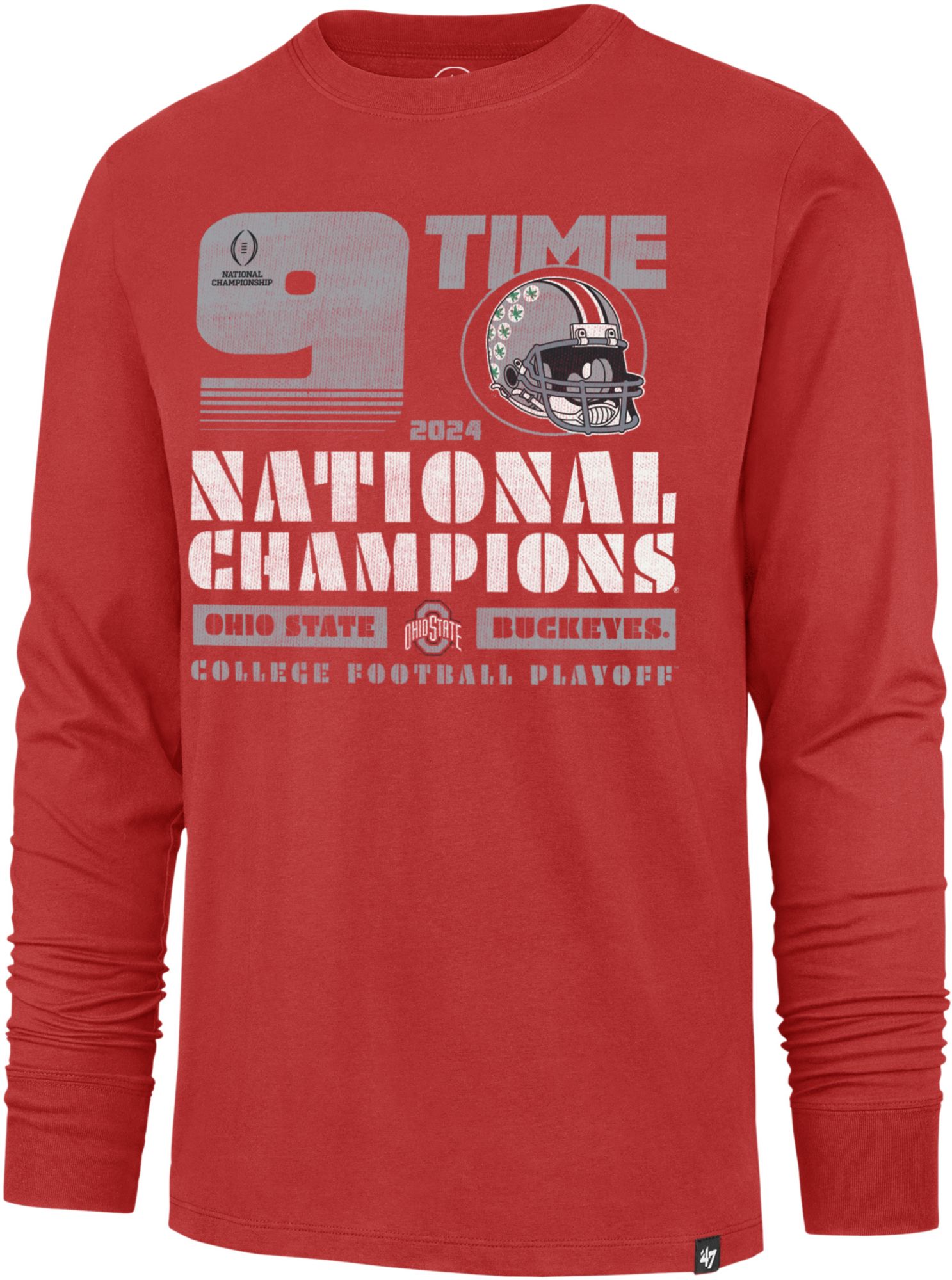 '47 Adult 2024-25 National Champions Ohio State Buckeyes Franklin Long Sleeve Shirt product image