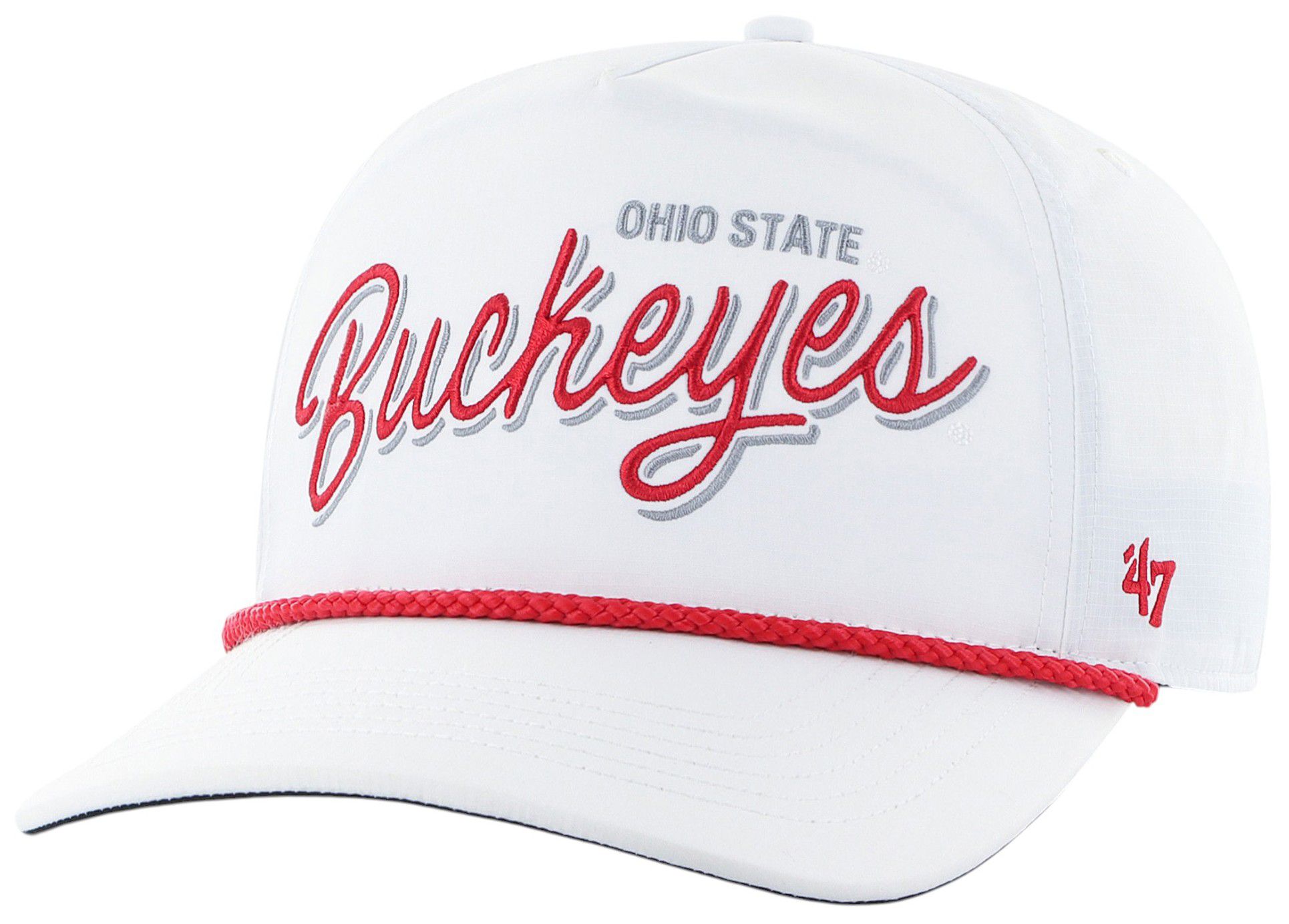 '47 Adult Ohio State Buckeyes White Brr Fairway Hitch Adjustable Hat product image
