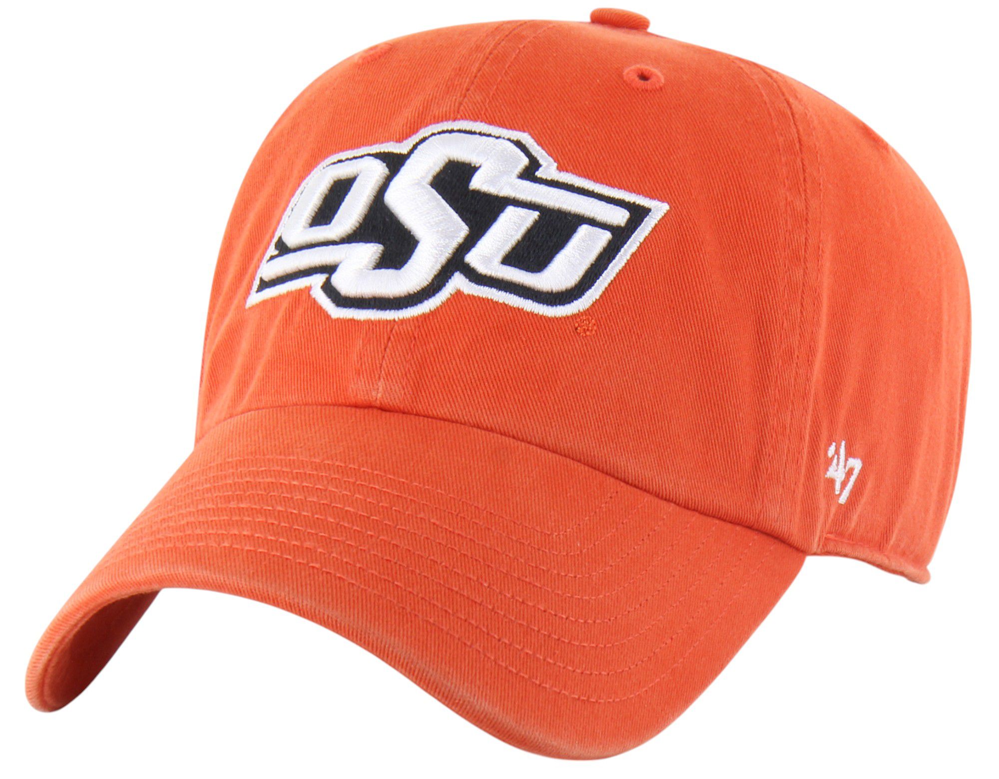 '47 Adult Oklahoma State Cowboys Orange Clean Up Adjustable Hat product image