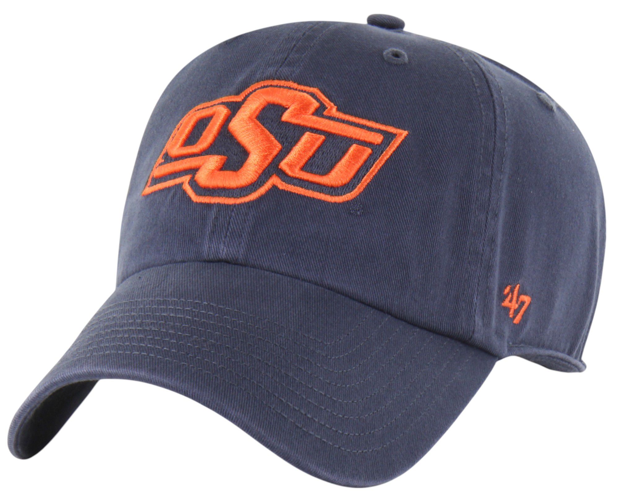 47 Adult Oklahoma State Cowboys Vintage Navy Clean Up Adjustable Hat product image
