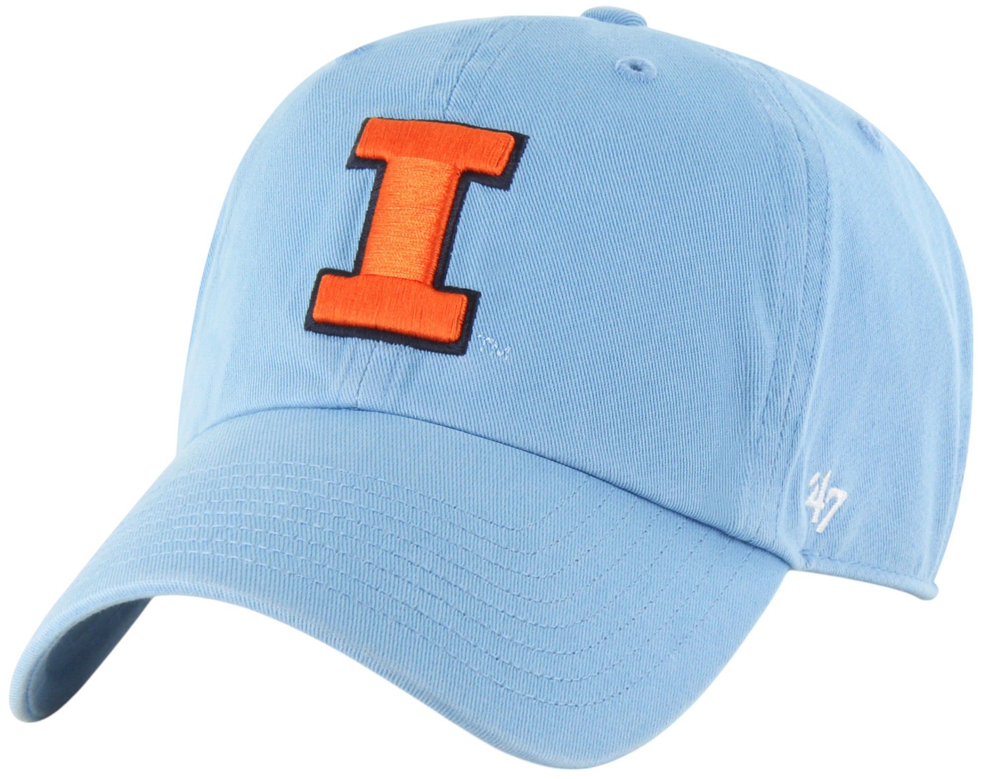 '47 Adult Illinois Fighting Illini Blue Clean Up Adjustable Hat product image