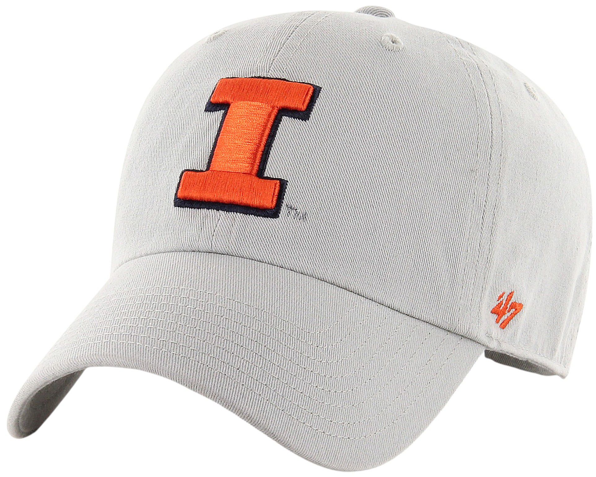 '47 Adult Illinois Fighting Illini Grey Clean Up Adjustable Hat product image