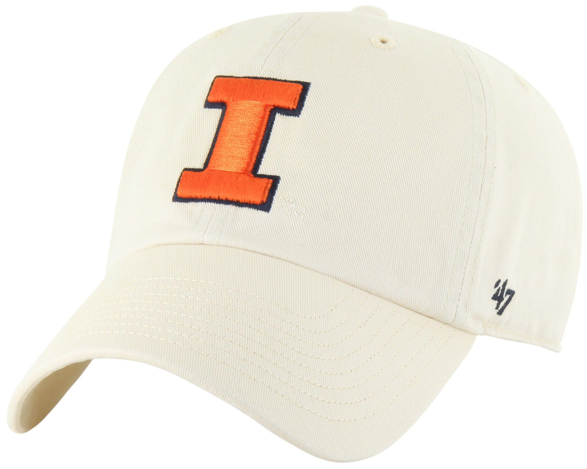 '47 Adult Illinois Fighting Illini Natural TC Fashion Logo Clean Up Adjustable Hat product image