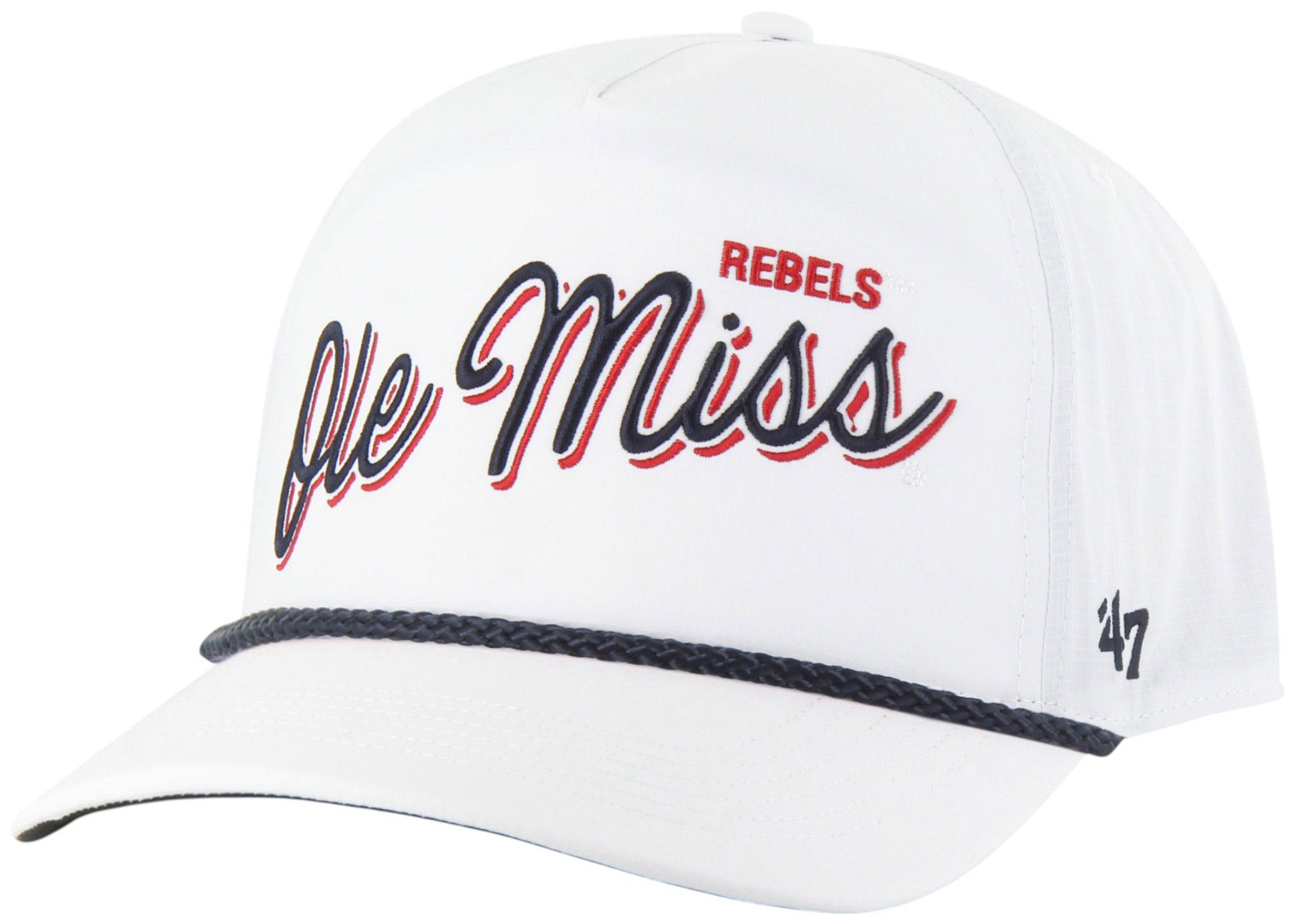 '47 Adult Ole Miss Rebels White Brrr Fairway Hitch Adjustable Hat product image