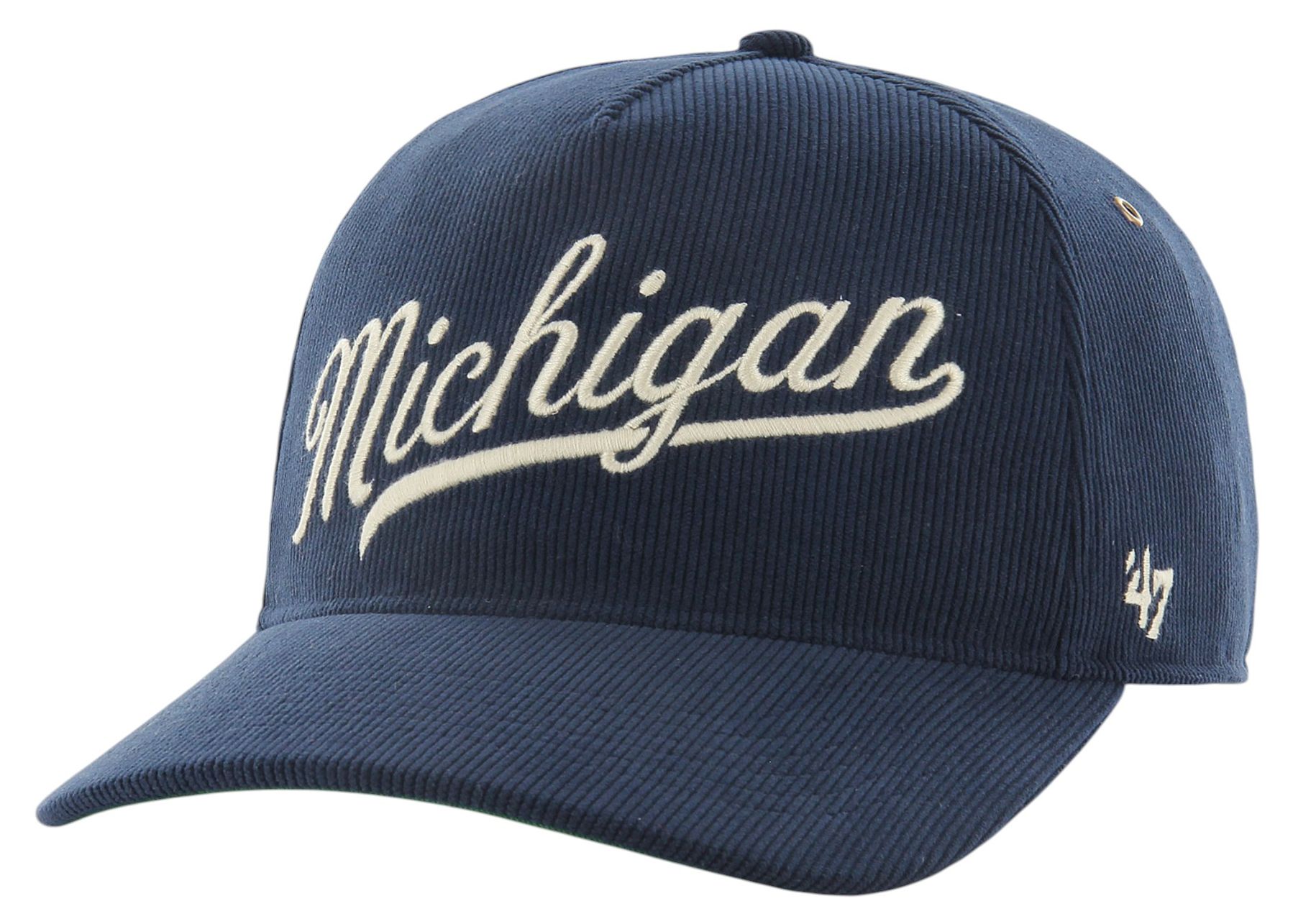 '47 Adult Michigan Wolverines Navy Golden Age Cord Hitch Adjustable Hat product image