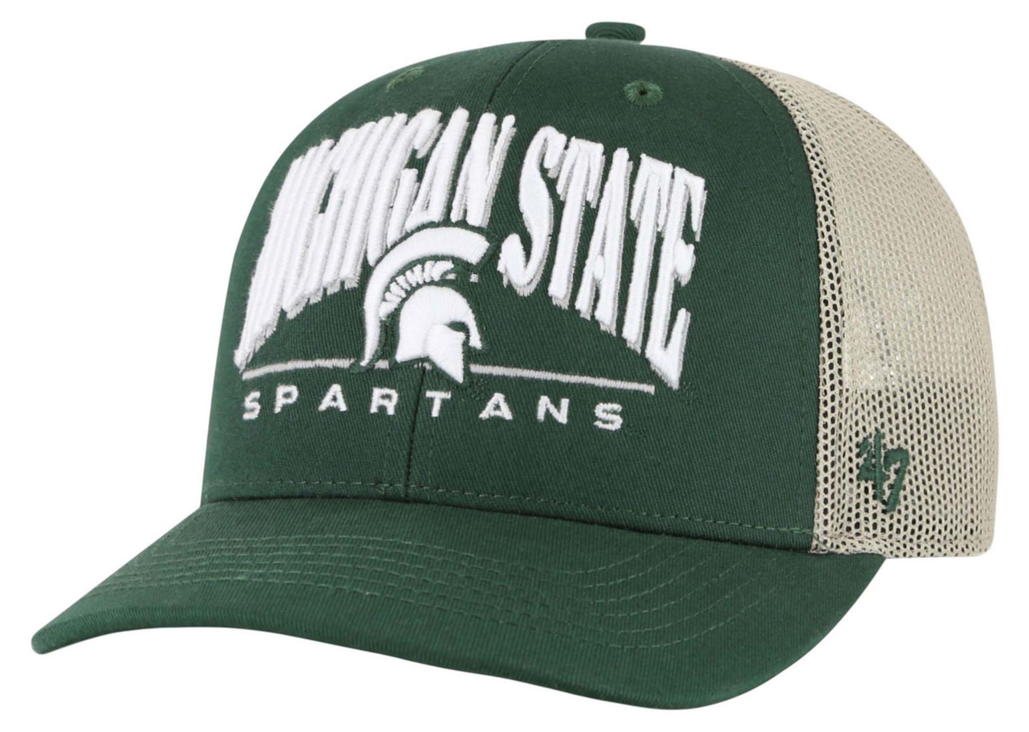 '47 Adult Michigan State Spartans Dark Green Arid Adjustable Trucker Hat product image