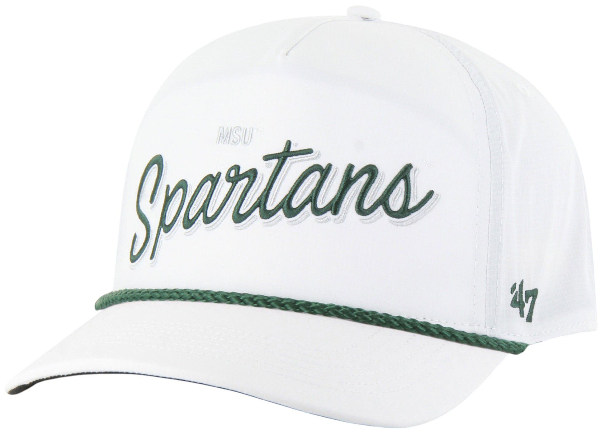 '47 Adult Michigan State Spartans White Brrr Fairway Hitch Adjustable Hat product image