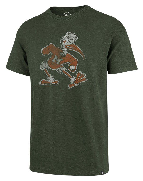 '47 Adult Miami Hurricanes Green Scrum Grit T-Shirt product image