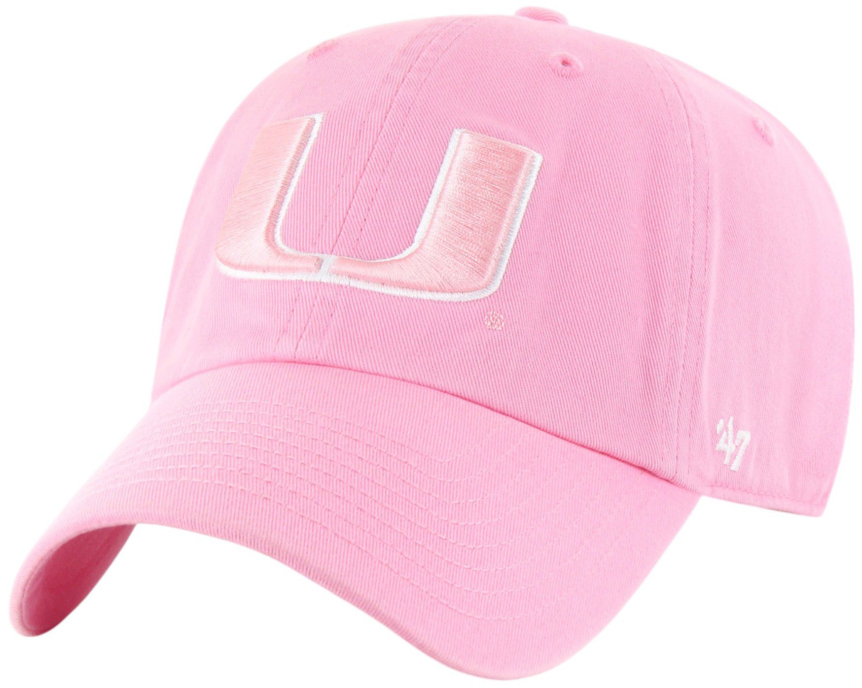 '47 Adult Miami (FL) Hurricanes Rose Clean Up Adjustable Hat product image