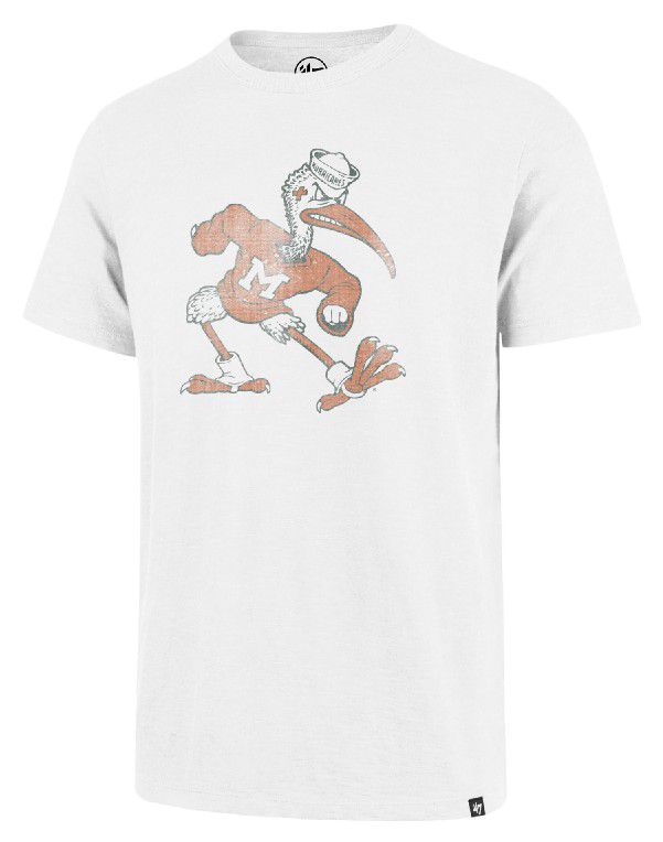 '47 Adult Miami Hurricanes White Scrum Grit T-Shirt product image