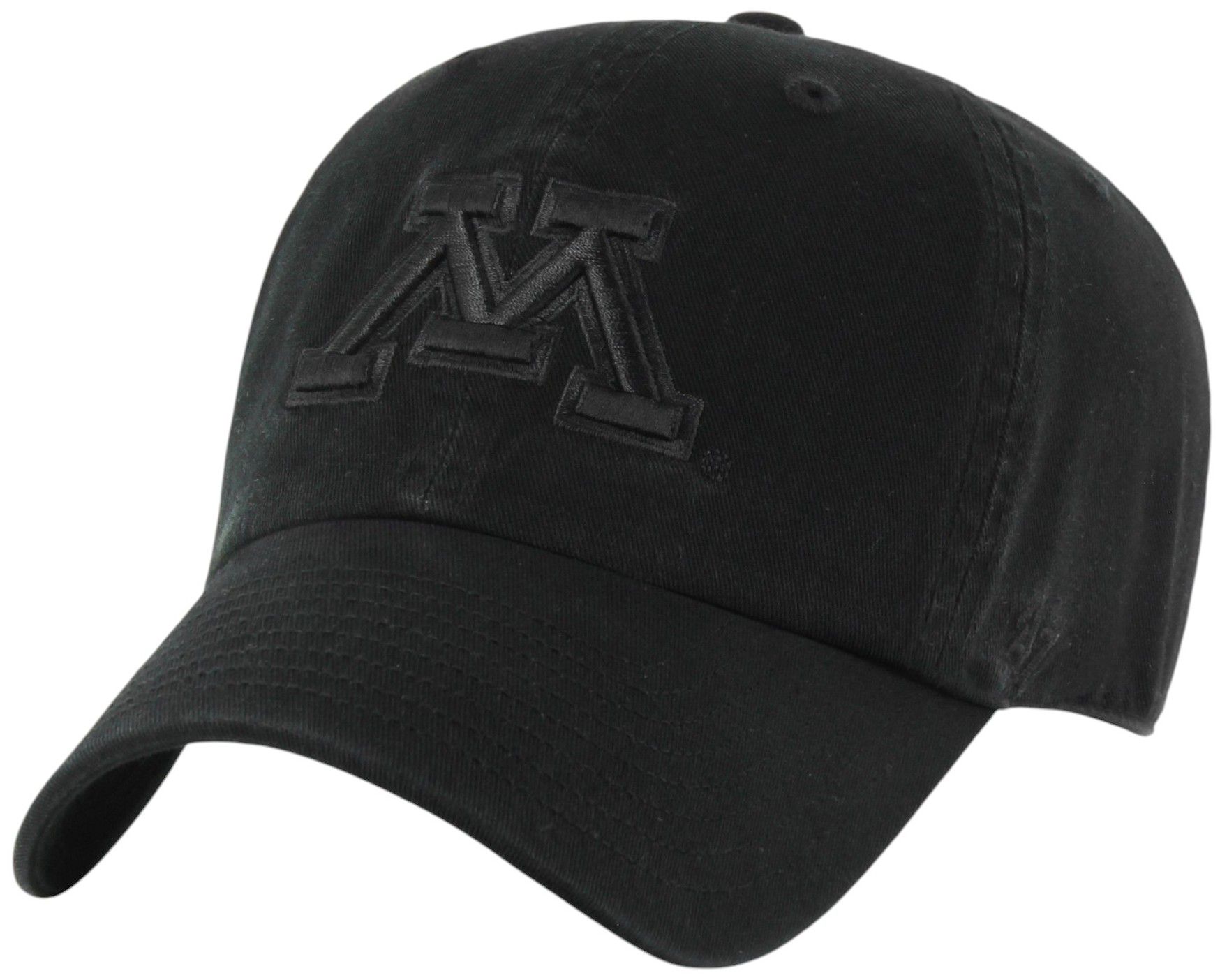 '47 Adult Minnesota Golden Gophers Black 2-Tone Foundational Clean Up Adjustable Hat product image