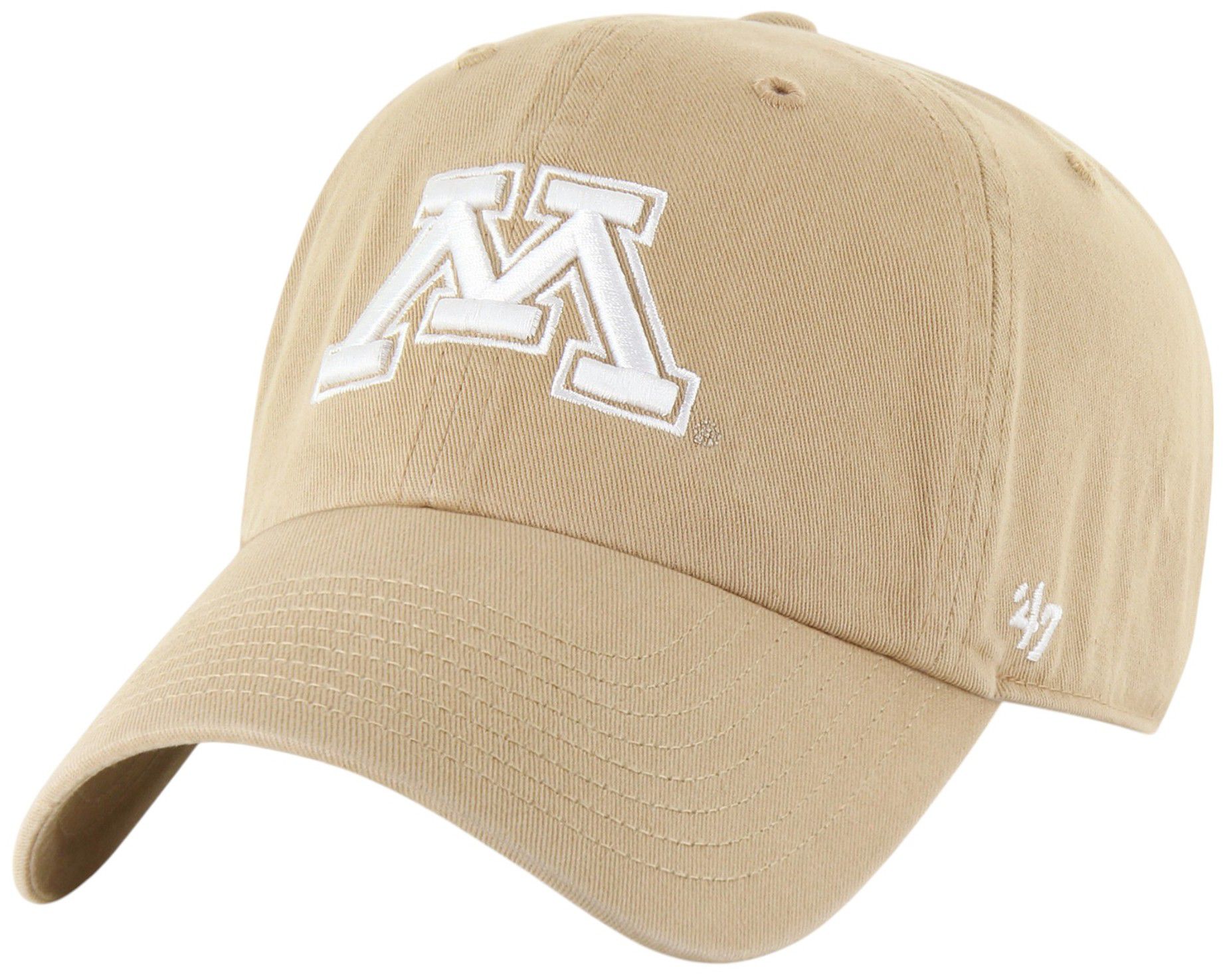'47 Adult Minnesota Golden Gophers Khaki Clean Up Adjustable Hat product image