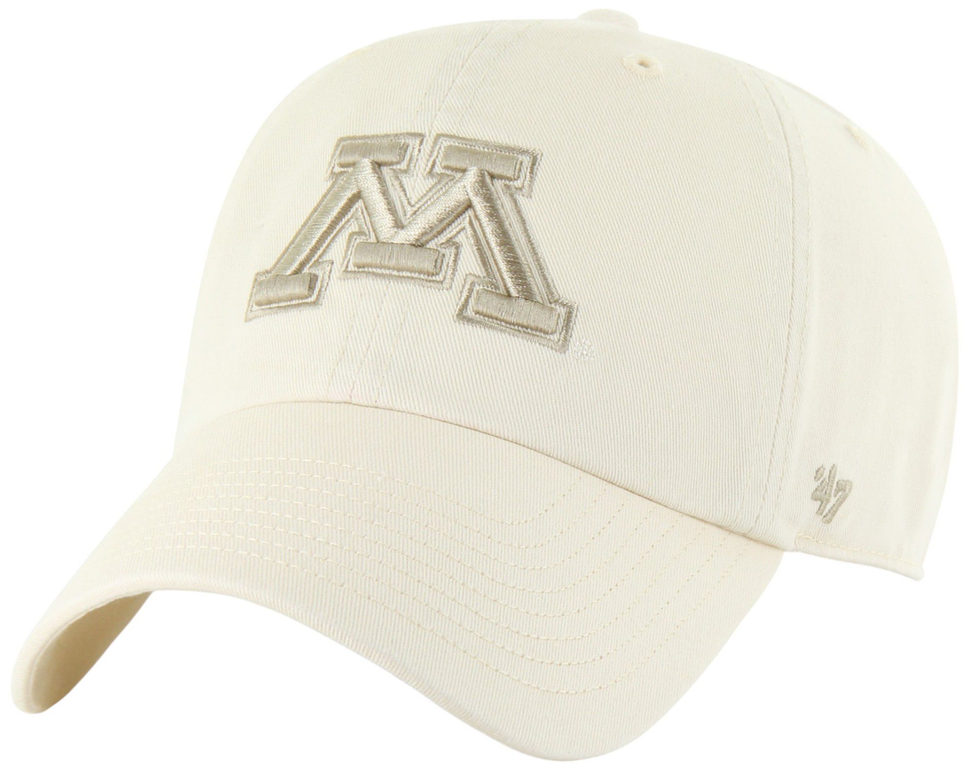 '47 Adult Minnesota Golden Gophers Natural 2-Tone Foundational Clean Up Adjustable Hat product image