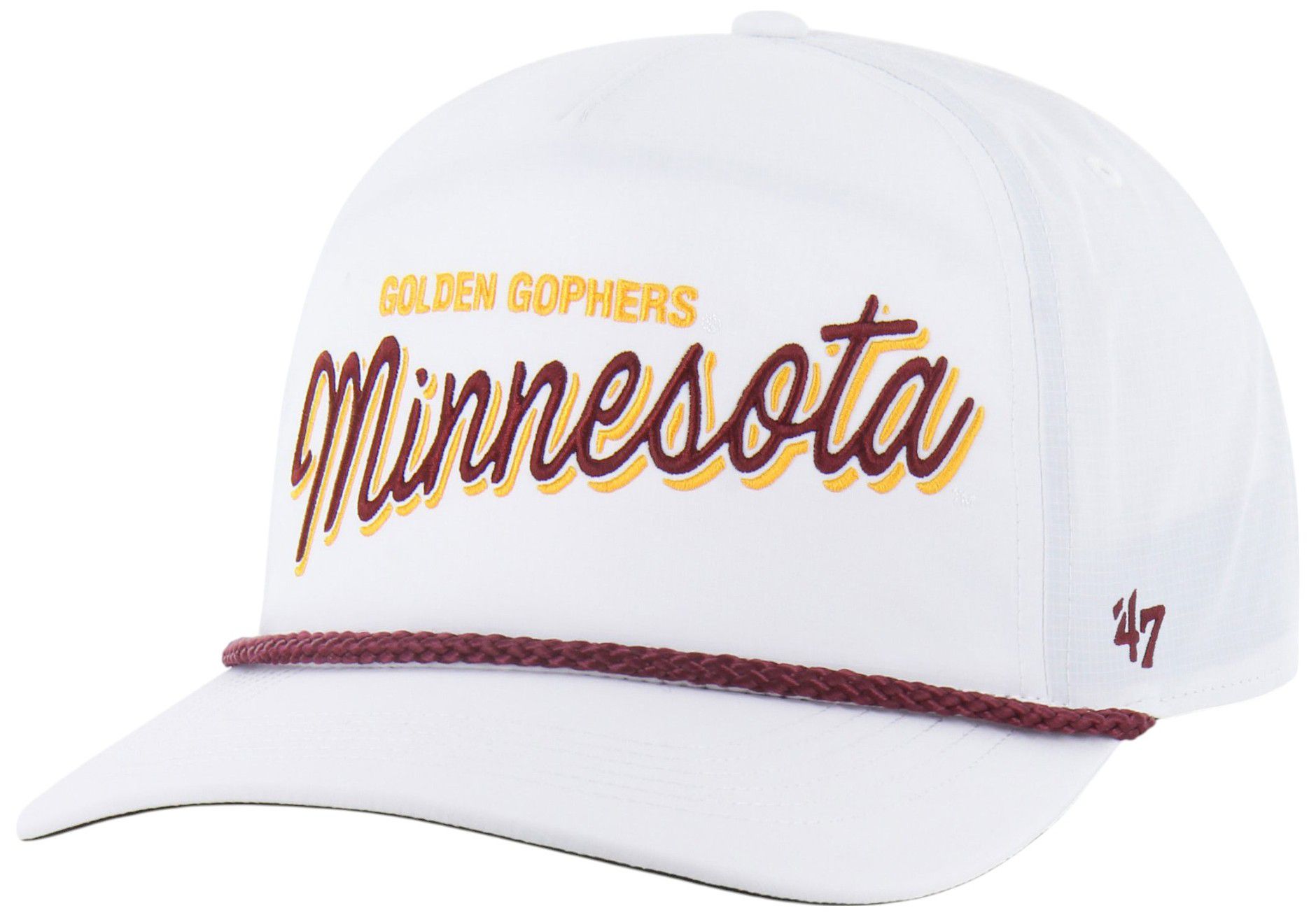'47 Adult Minnesota Golden Gophers White Brrr Fairway Hitch Adjustable Hat product image