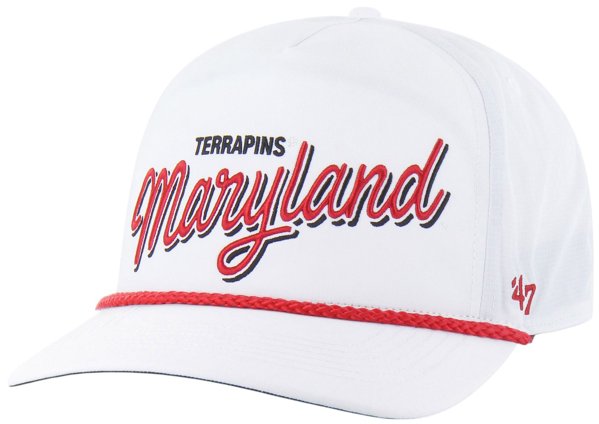 '47 Adult Maryland Terrapins White Brrr Fairway Hitch Adjustable Hat product image