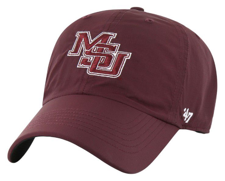 '47 Adult Mississippi State Bulldogs Dark Maroon Brr Clean Up Adjustable Hat product image