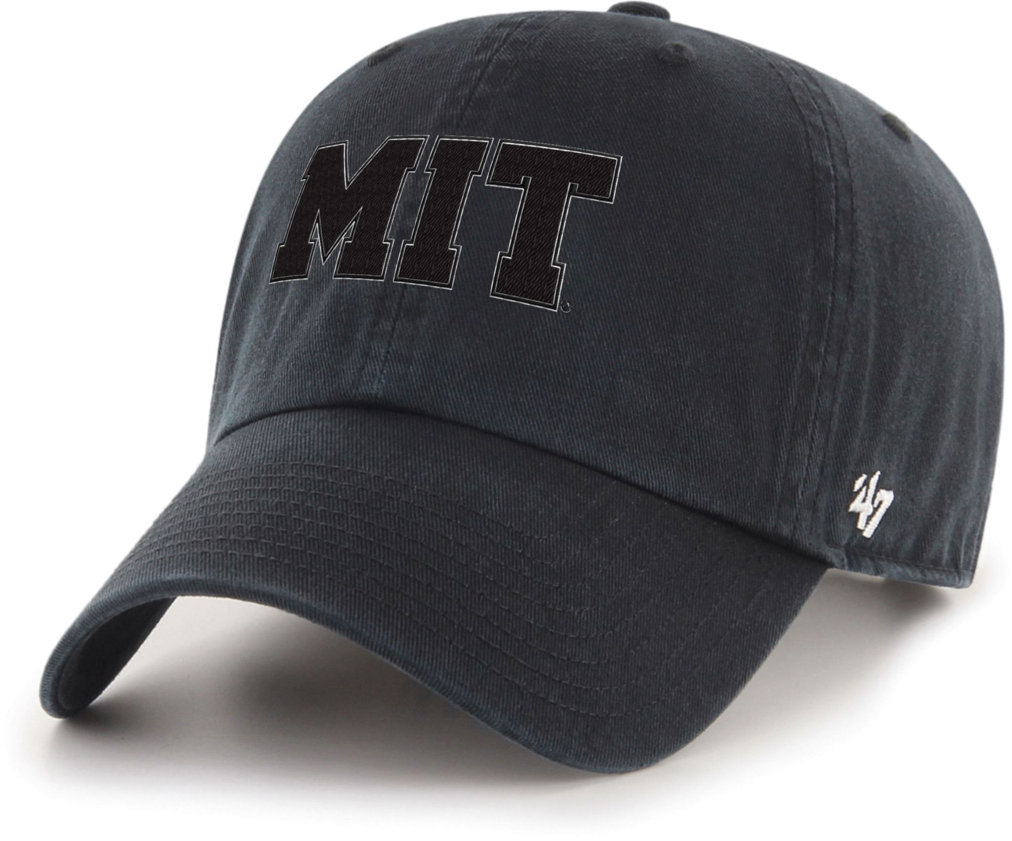 '47 Adult MIT Engineers Black Tonal Clean Up Adjustable Hat product image