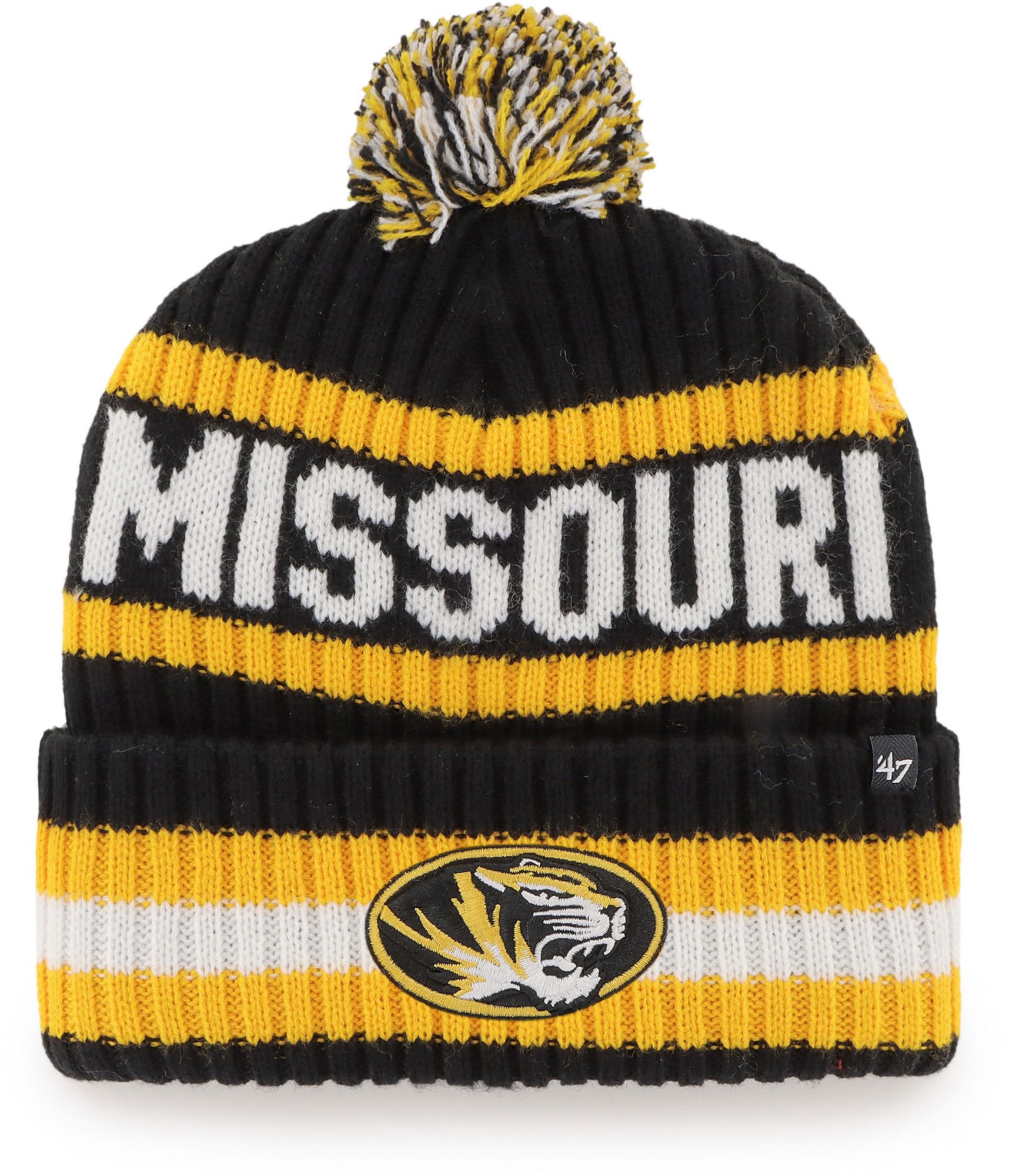 '47 Adult Missouri Tigers Black Bering Knit Beanie product image