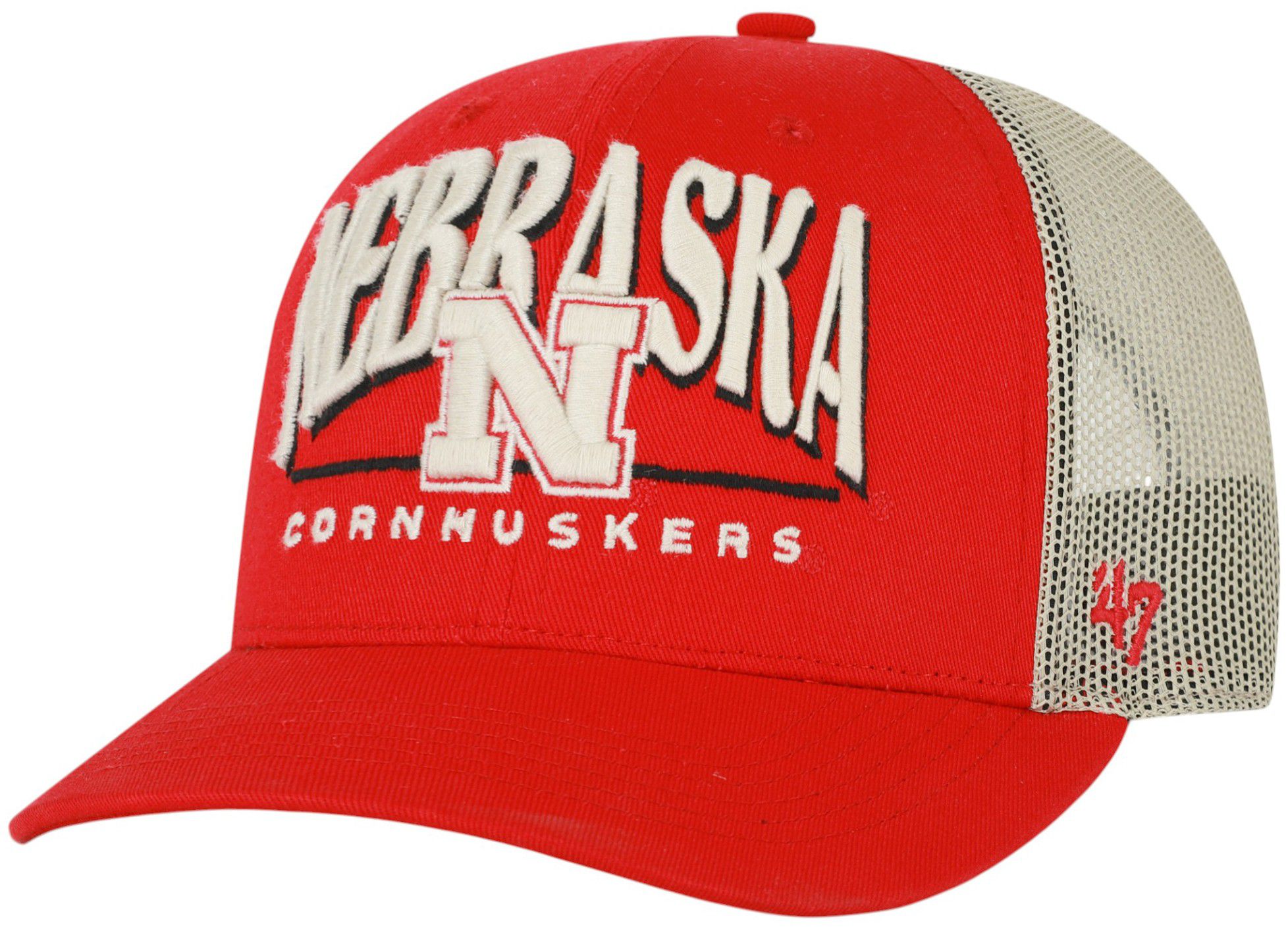 '47 Adult Nebraska Cornhuskers Red Arid Adjustable Trucker Hat product image