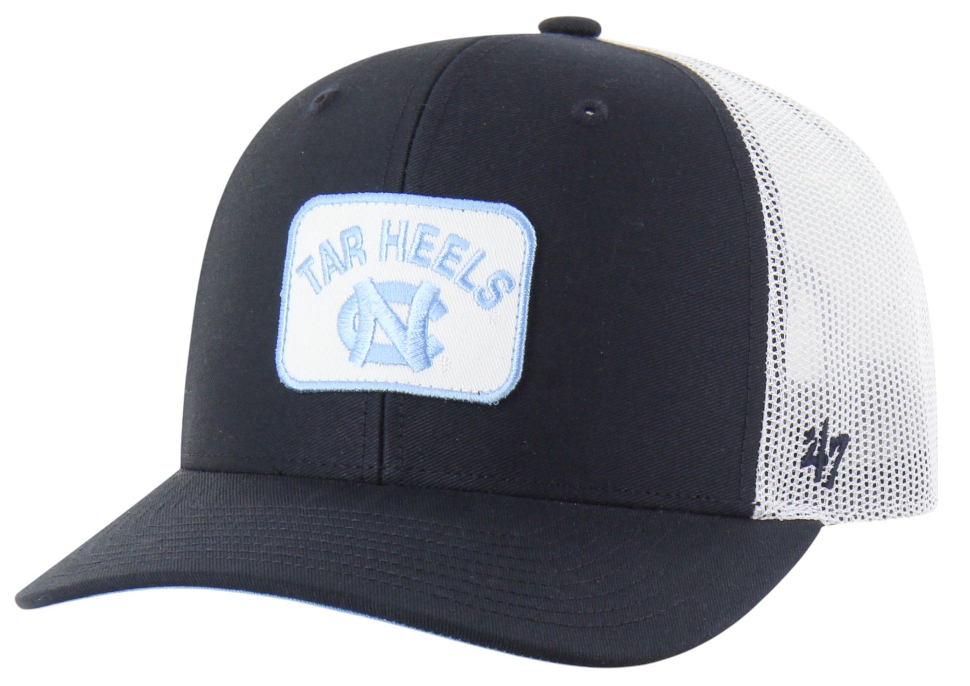 47 Adult North Carolina Tar Heels Navy Novak SMU Adjustable Trucker Hat product image