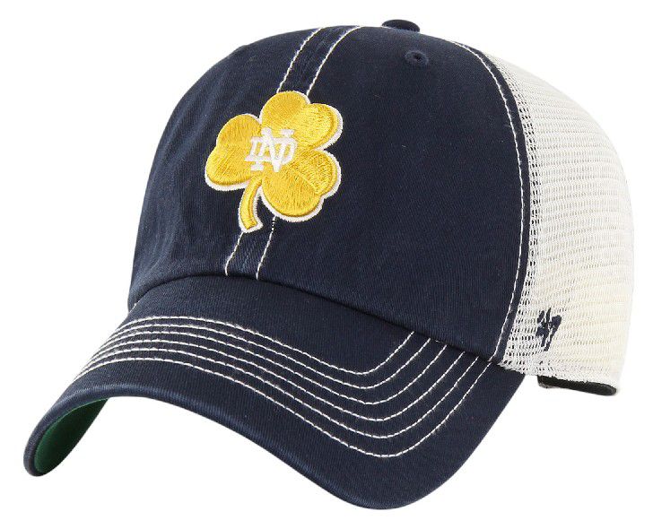 '47 Adult Notre Dame Fighting Irish Navy Trawler Clean Up Adjustable Hat product image