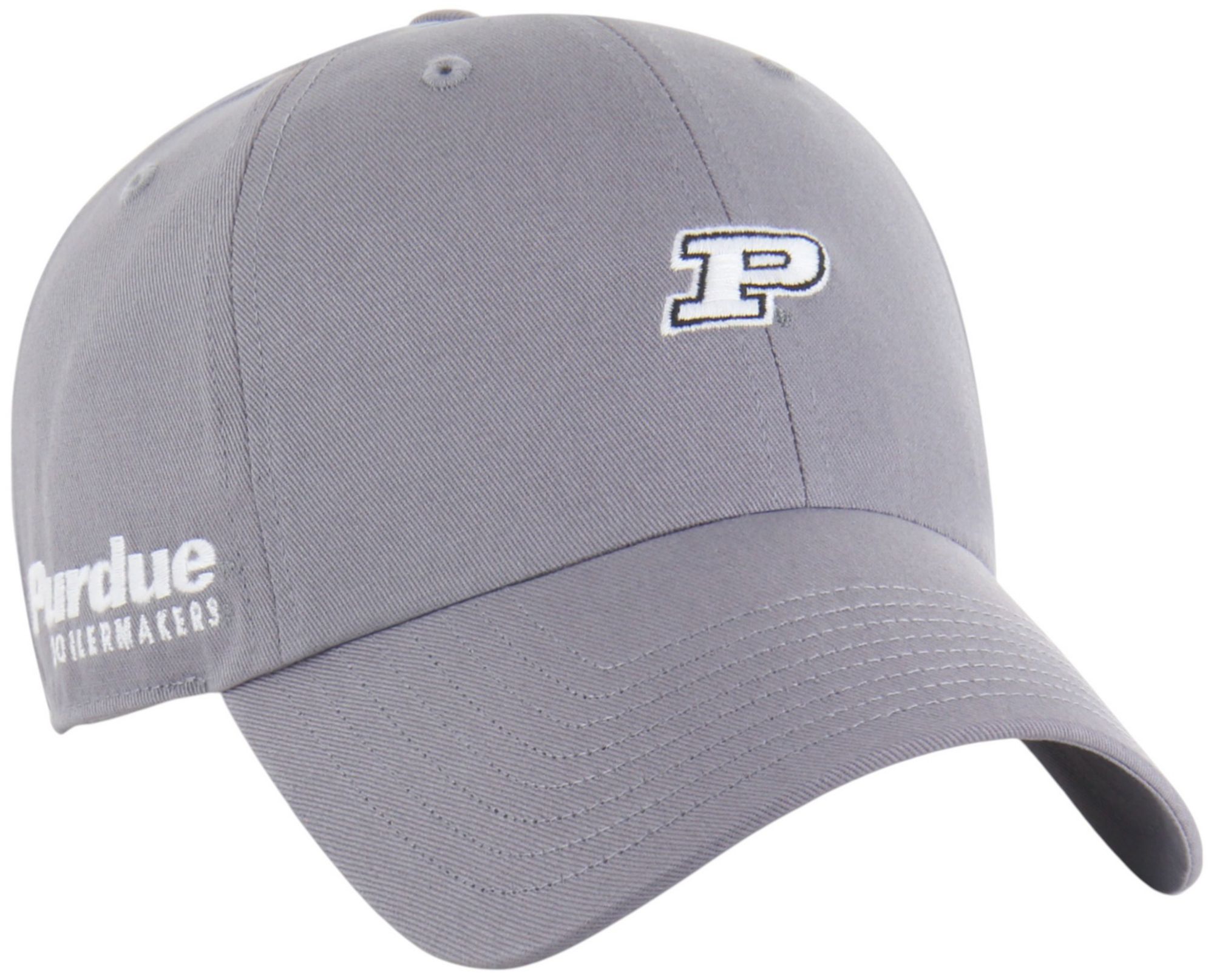 '47 Adult Purdue Boilermakers Wolf Grey Foundational Clean Up Adjustable Hat product image