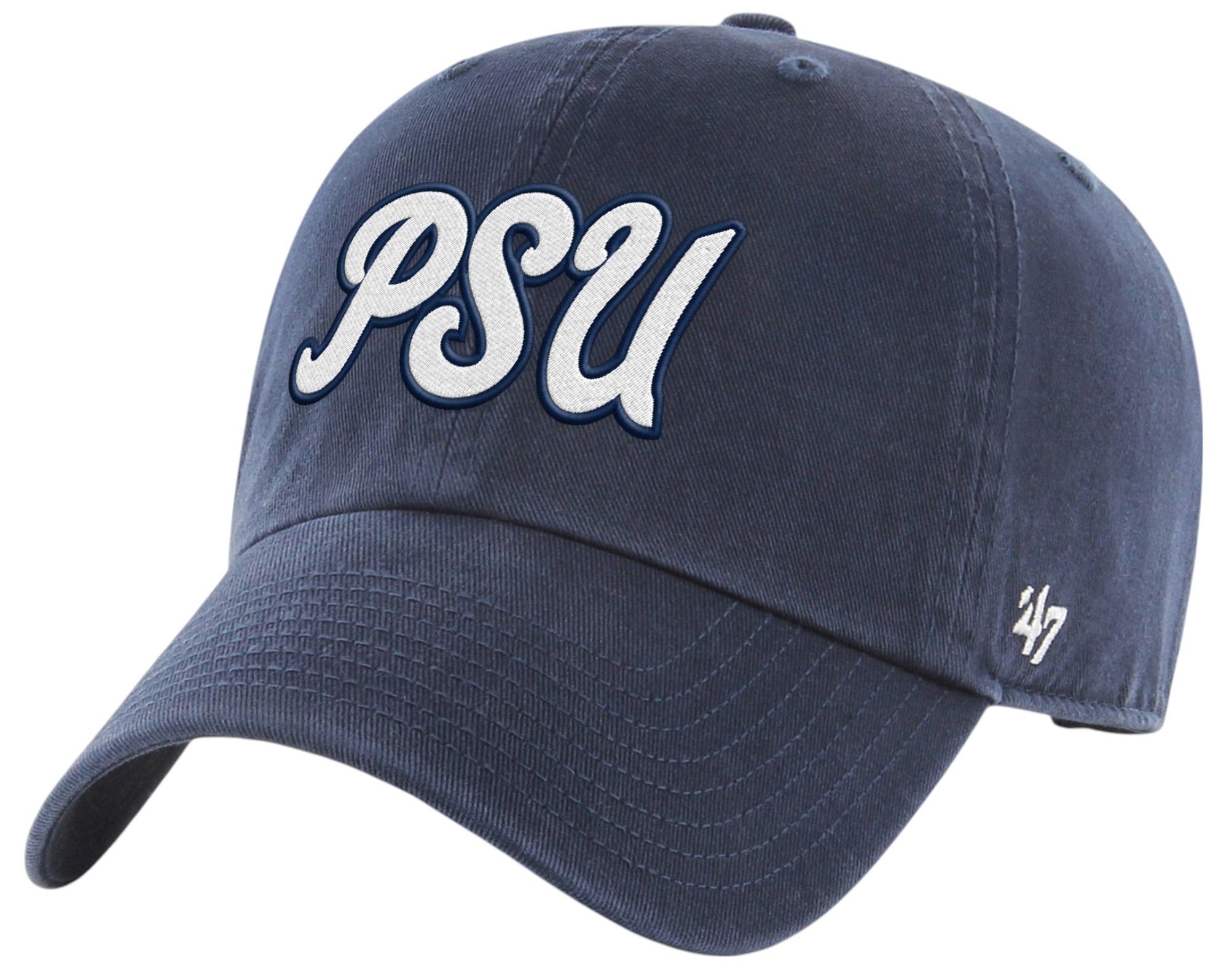 '47 Adult Penn State Nittany Lions Navy Script Clean Up Adjustable Hat product image