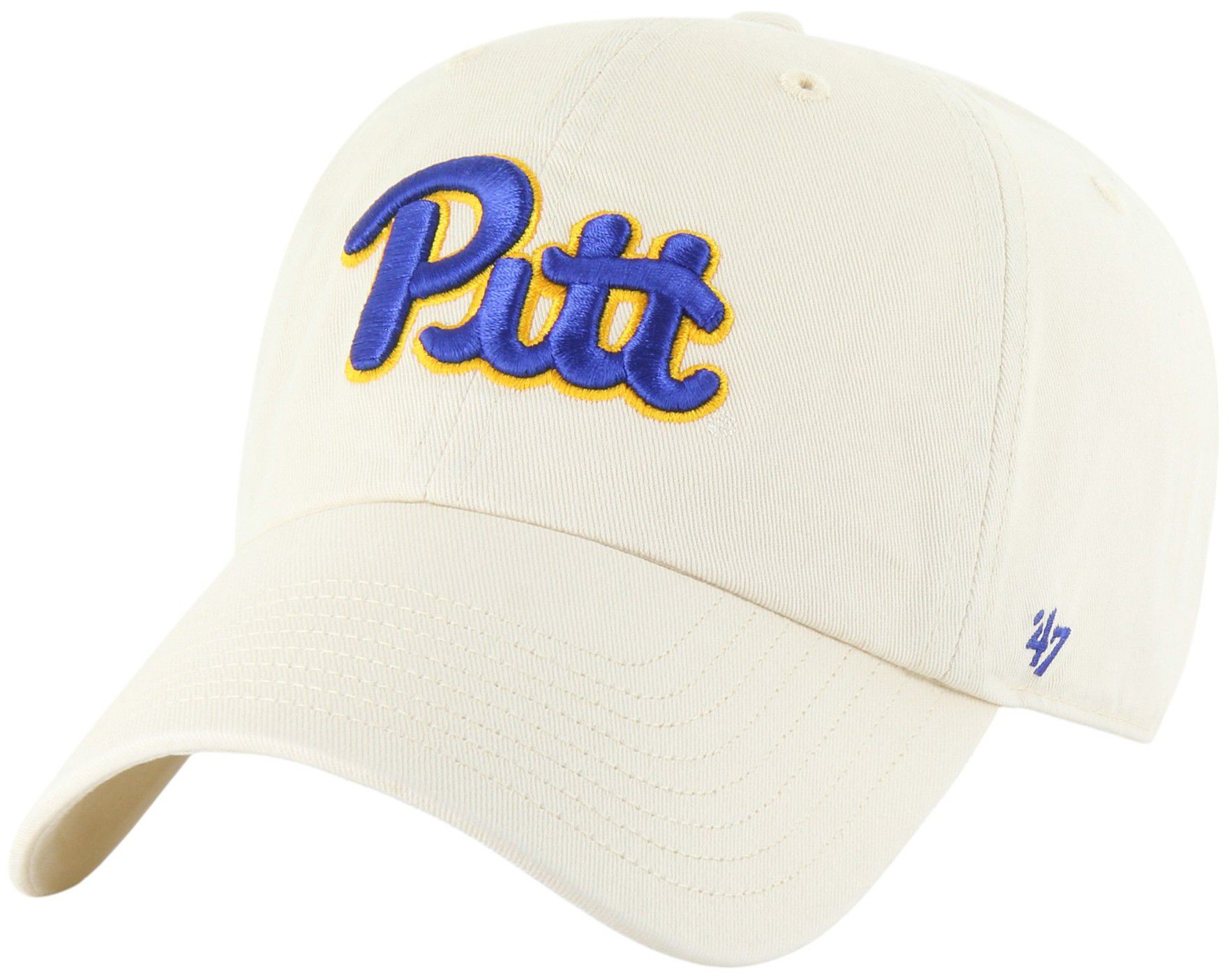 '47 Adult Pittsburgh Panthers Natural TC Fashion Logo Clean Up Adjustable Hat product image