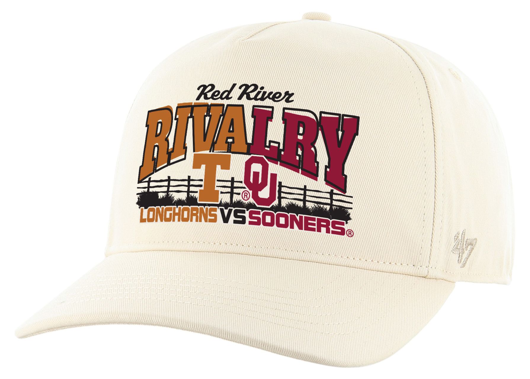 '47 Adult Red River Rivalry Natural Hitch Adjustable Hat product image