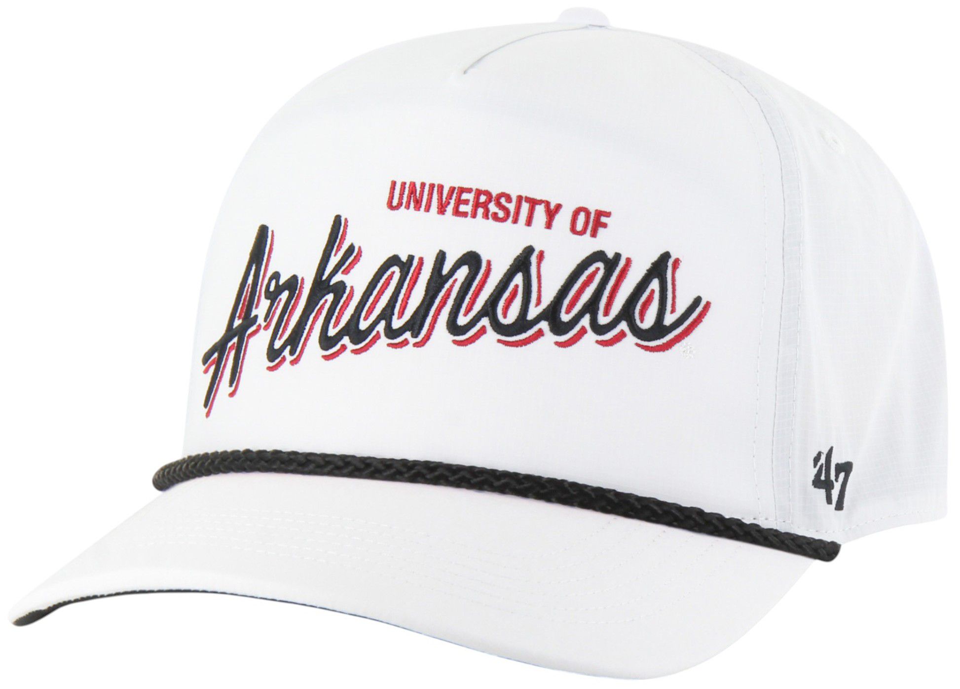 '47 Adult Arkansas Razorbacks White Brrr Fairway Hitch Adjustable Hat product image