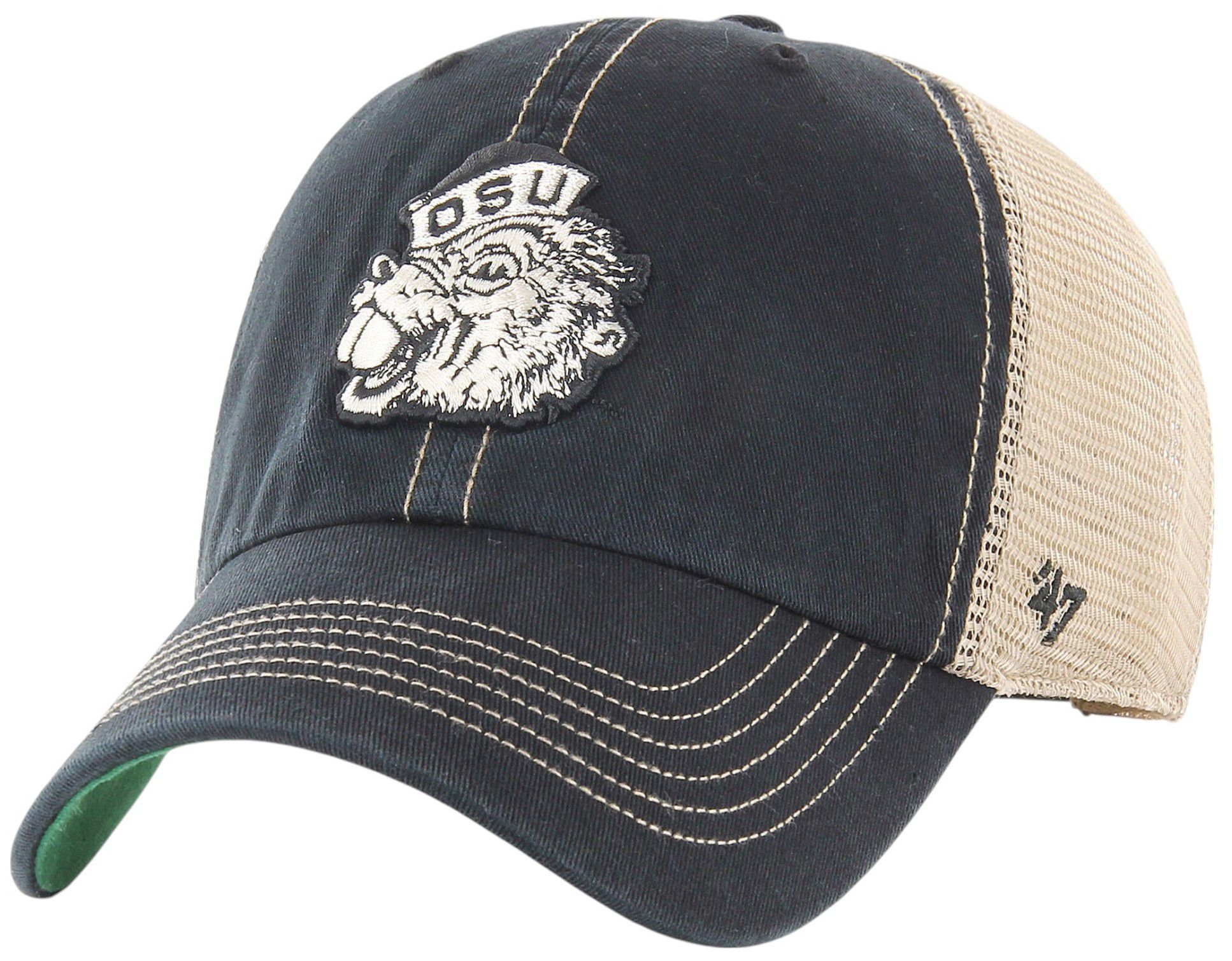 '47 Adult Oregon State Beavers Black Vintage Trawler Adjustable Hat product image