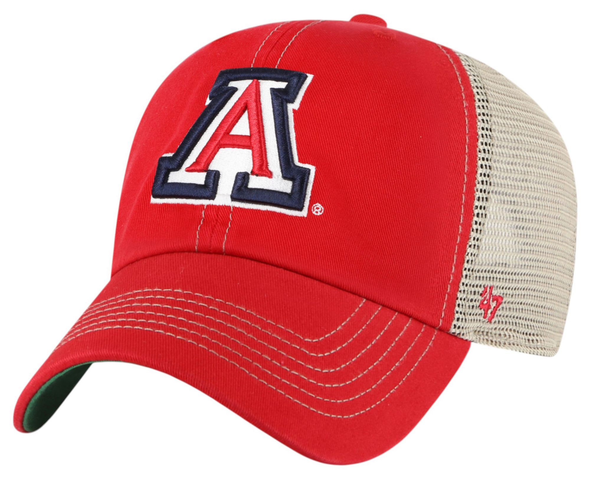 '47 Adult Arizona Wildcats Red Trawler Clean Up Adjustable Hat product image