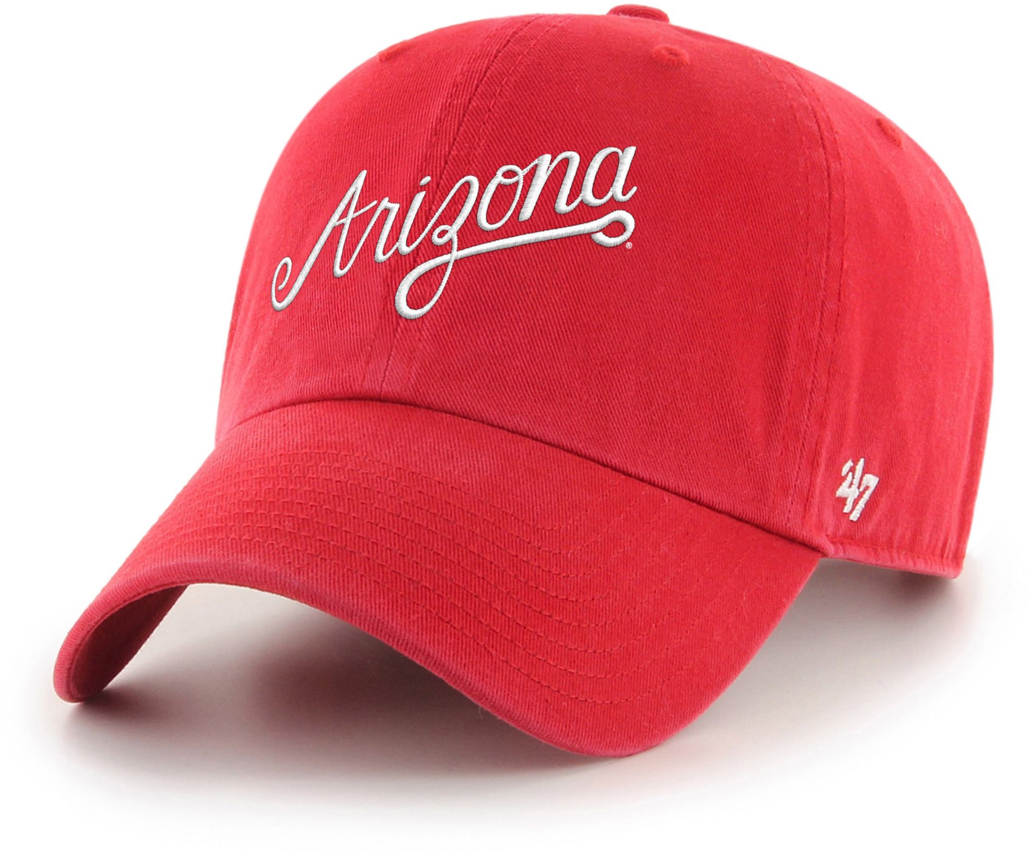 47 Adult Arizona Wildcats Red Script Clean Up Adjustable Hat product image