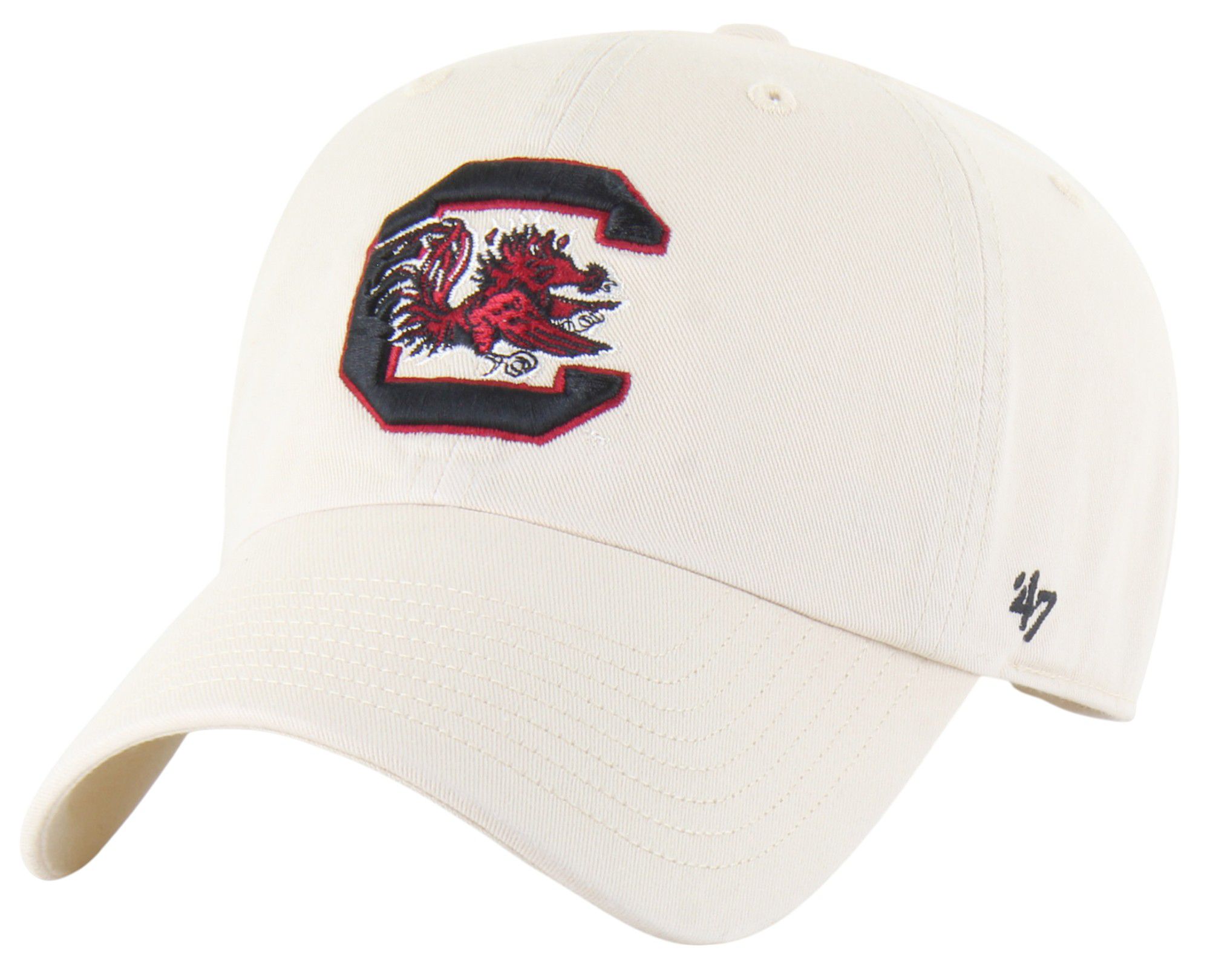 '47 Adult South Carolina Gamecocks Natural TC Fashion Logo Clean Up Adjustable Hat product image