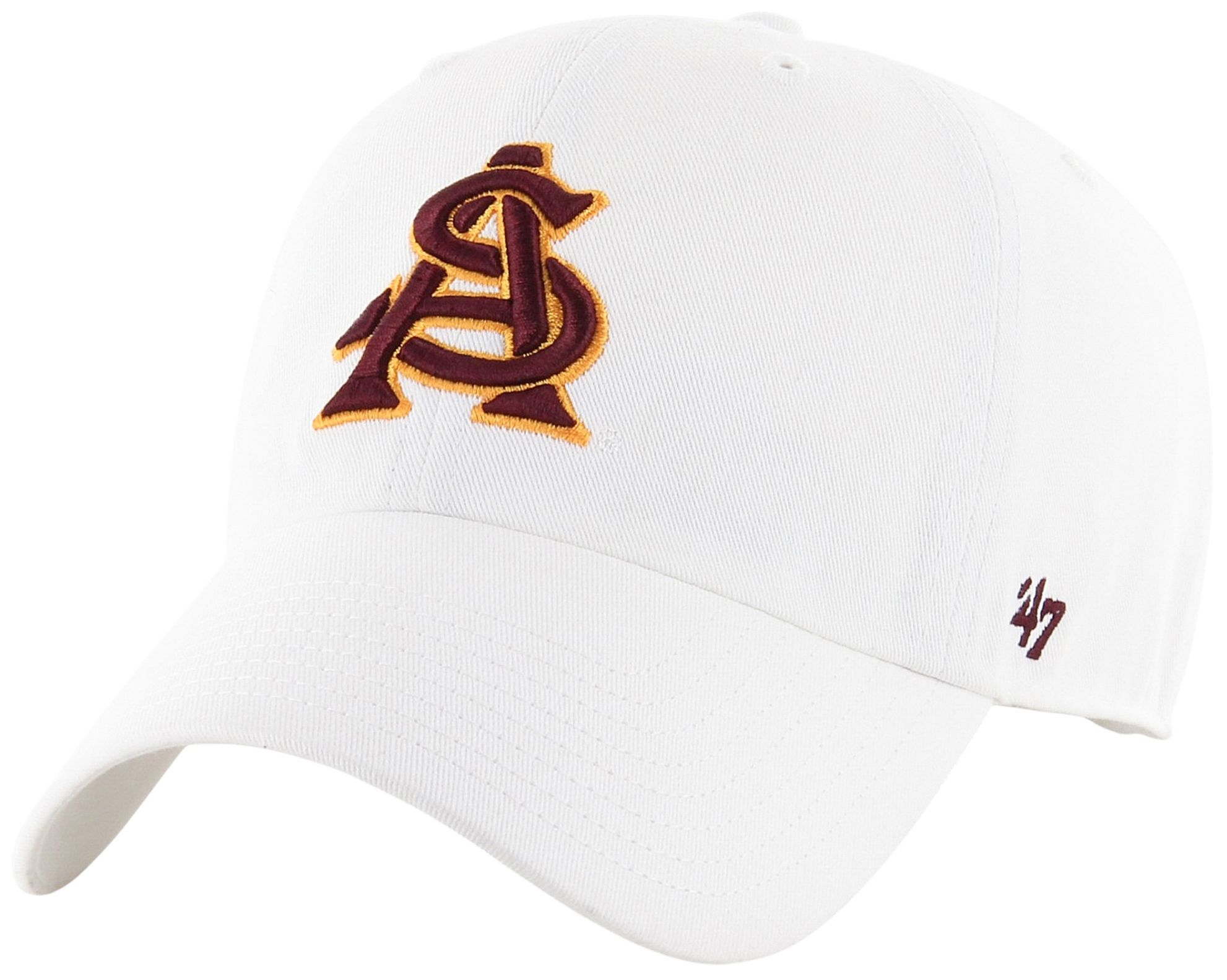 '47 Adult Arizona State Sun Devils White Logo Clean Up Adjustable Hat product image