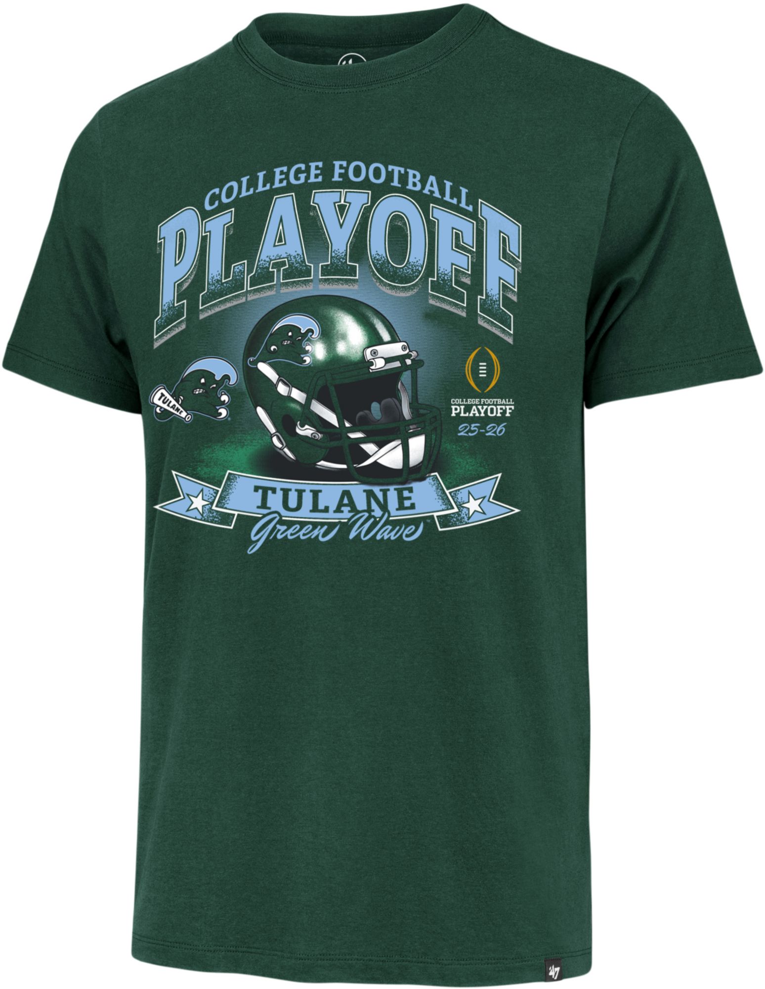 '47 Adult 2025-26 College Football Playoff Participant Tulane Green Wave T-Shirt product image