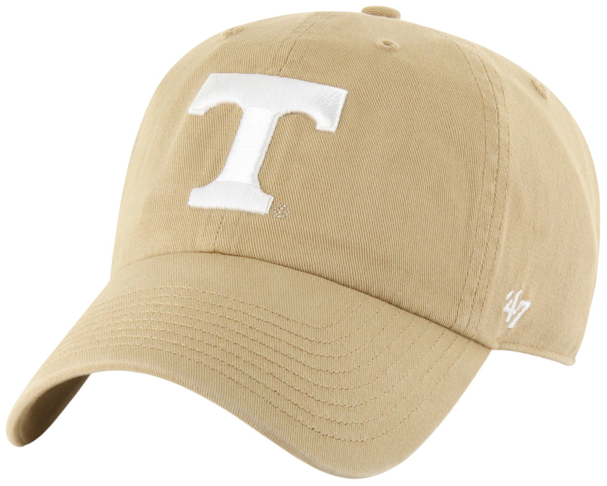 '47 Adult Tennessee Volunteers Khaki Clean Up Adjustable Hat product image